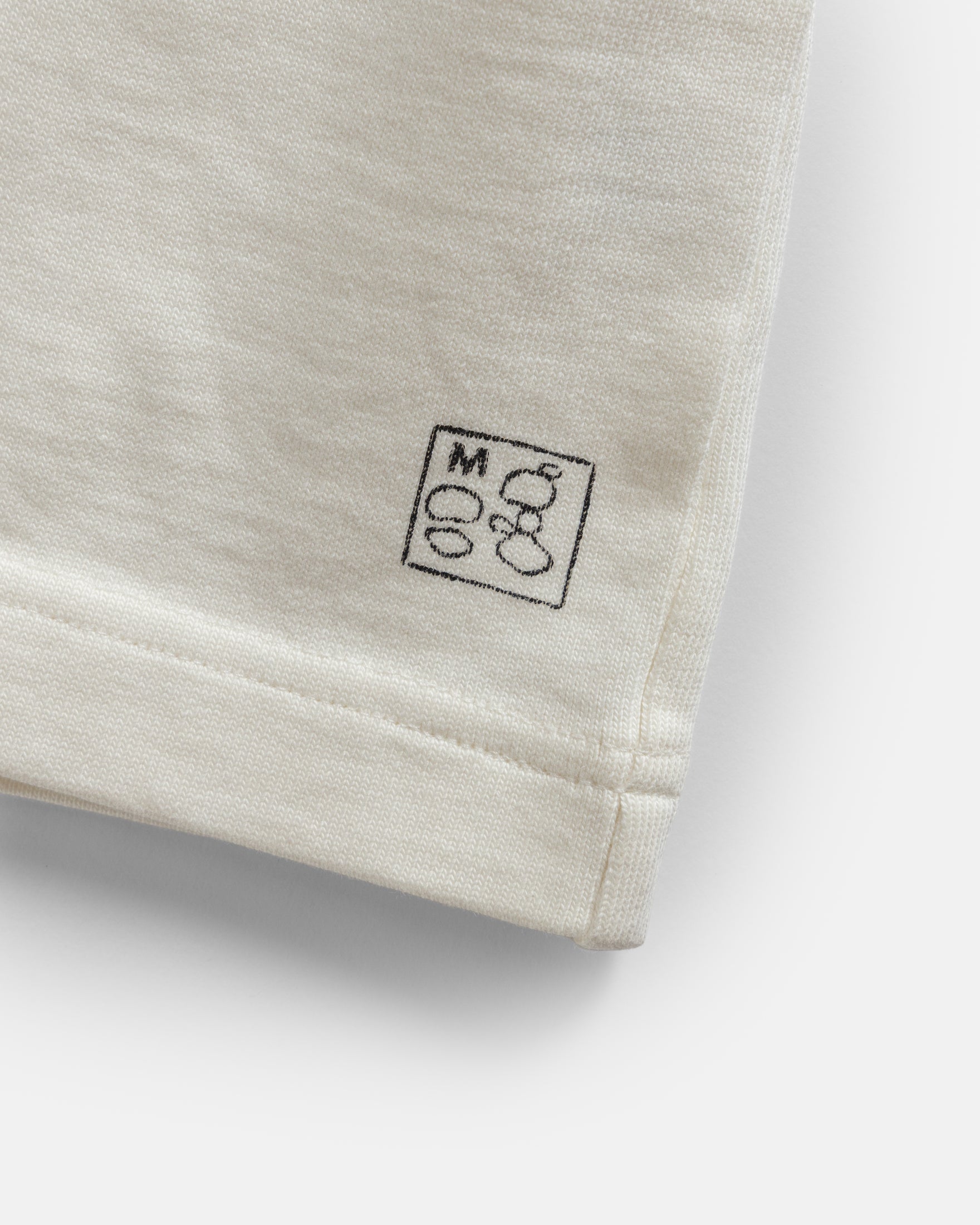 L/S MOORE HEAVYWEIGHT TEE - WHITE 12.25 oz. COTTON JERSEY
