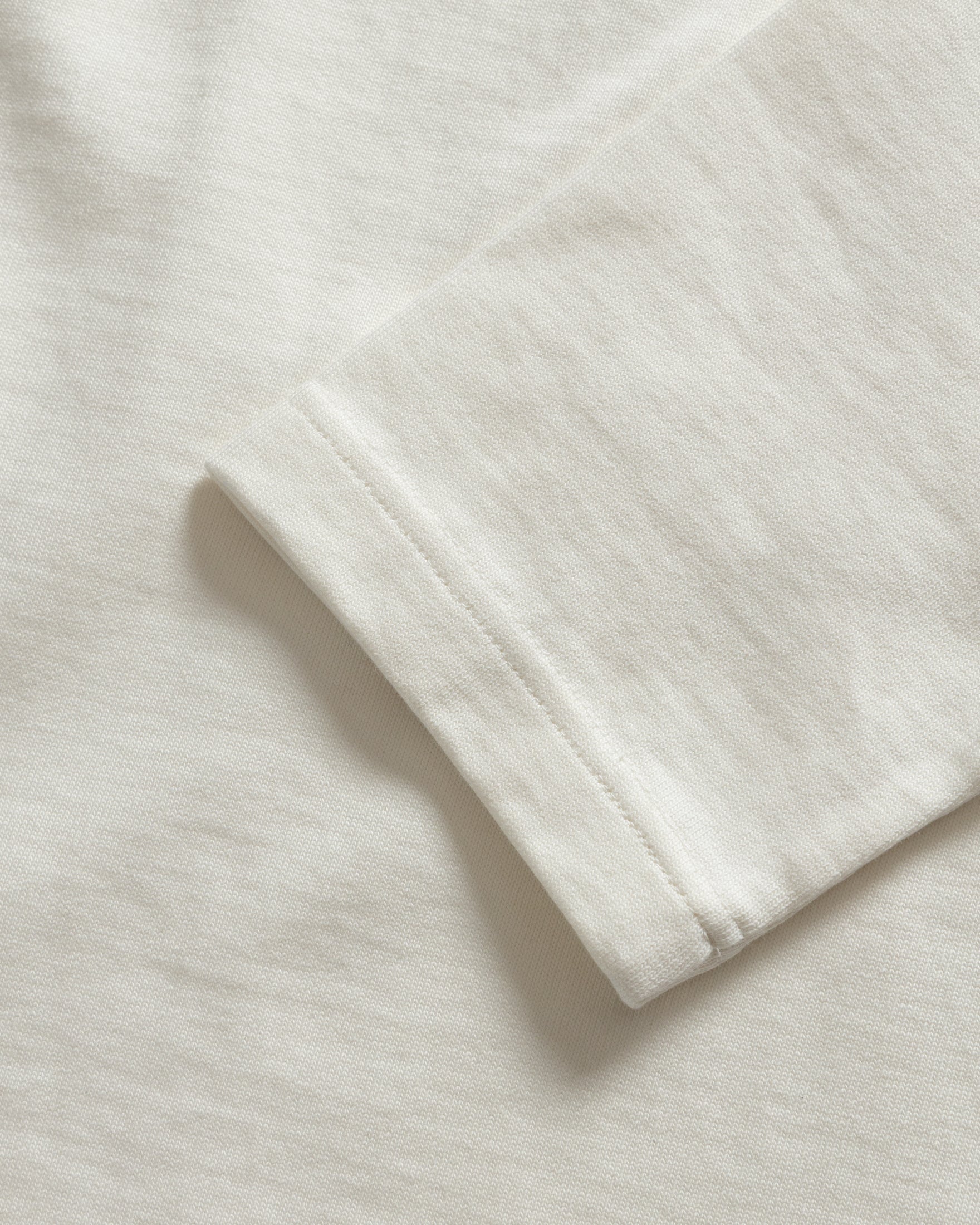 L/S MOORE HEAVYWEIGHT TEE - WHITE 12.25 oz. COTTON JERSEY