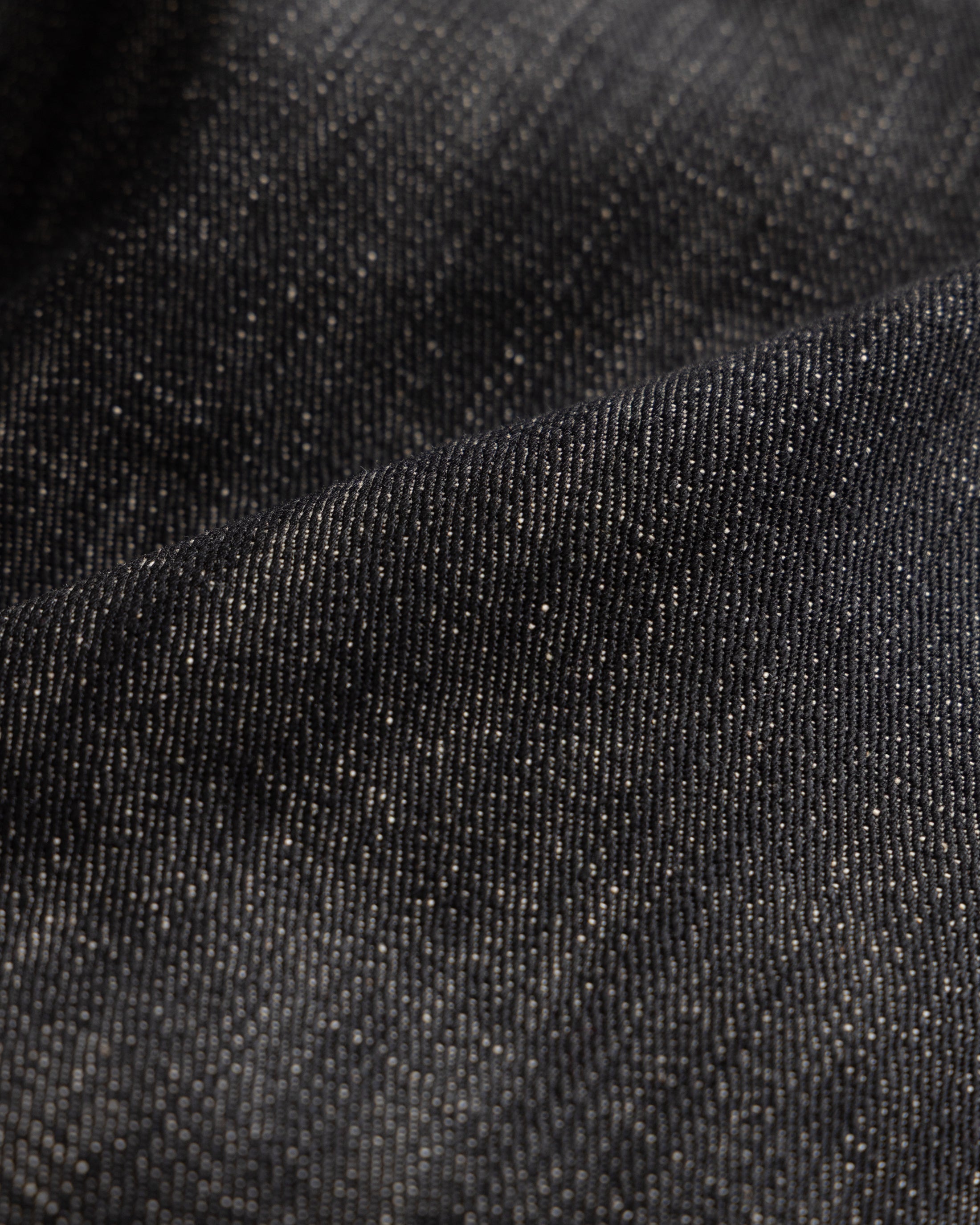 MATTEO FIVE POCKET JEANS - BLACK 13 oz. INDIAN RAW DENIM