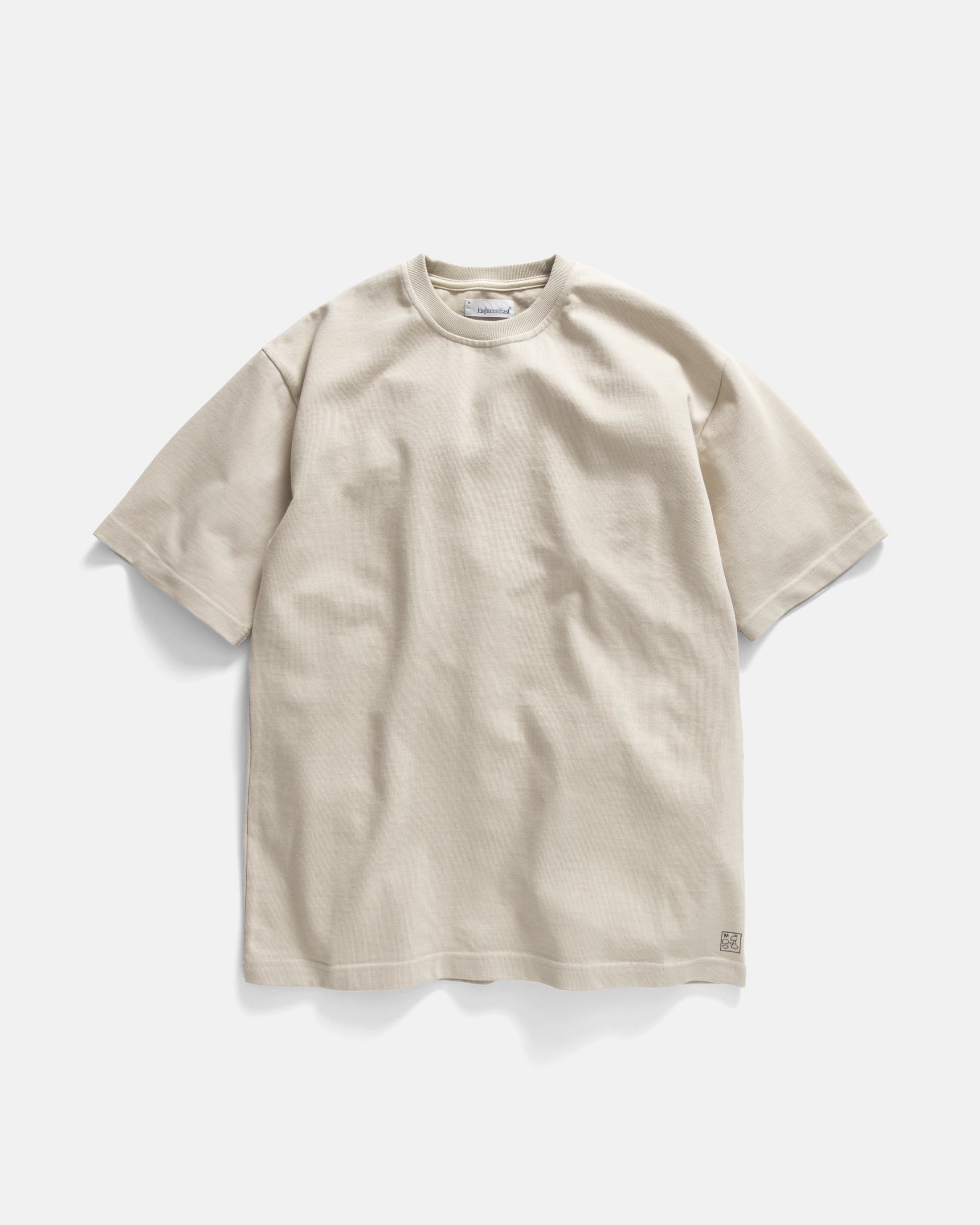 MOORE HEAVYWEIGHT TEE - SALT 12.25 oz. COTTON JERSEY