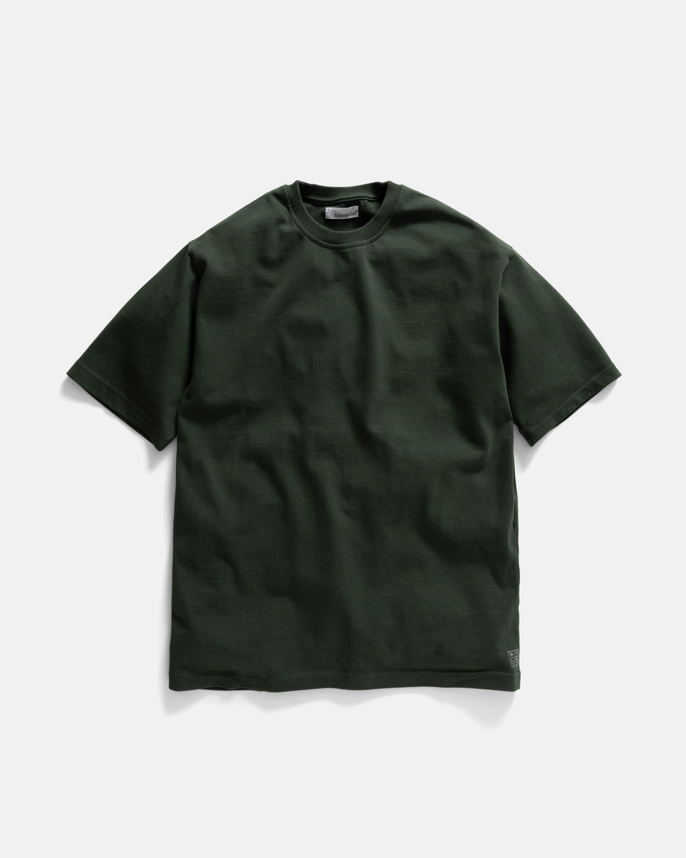 MOORE HEAVYWEIGHT TEE - HUNTER 12.25 oz. COTTON JERSEY