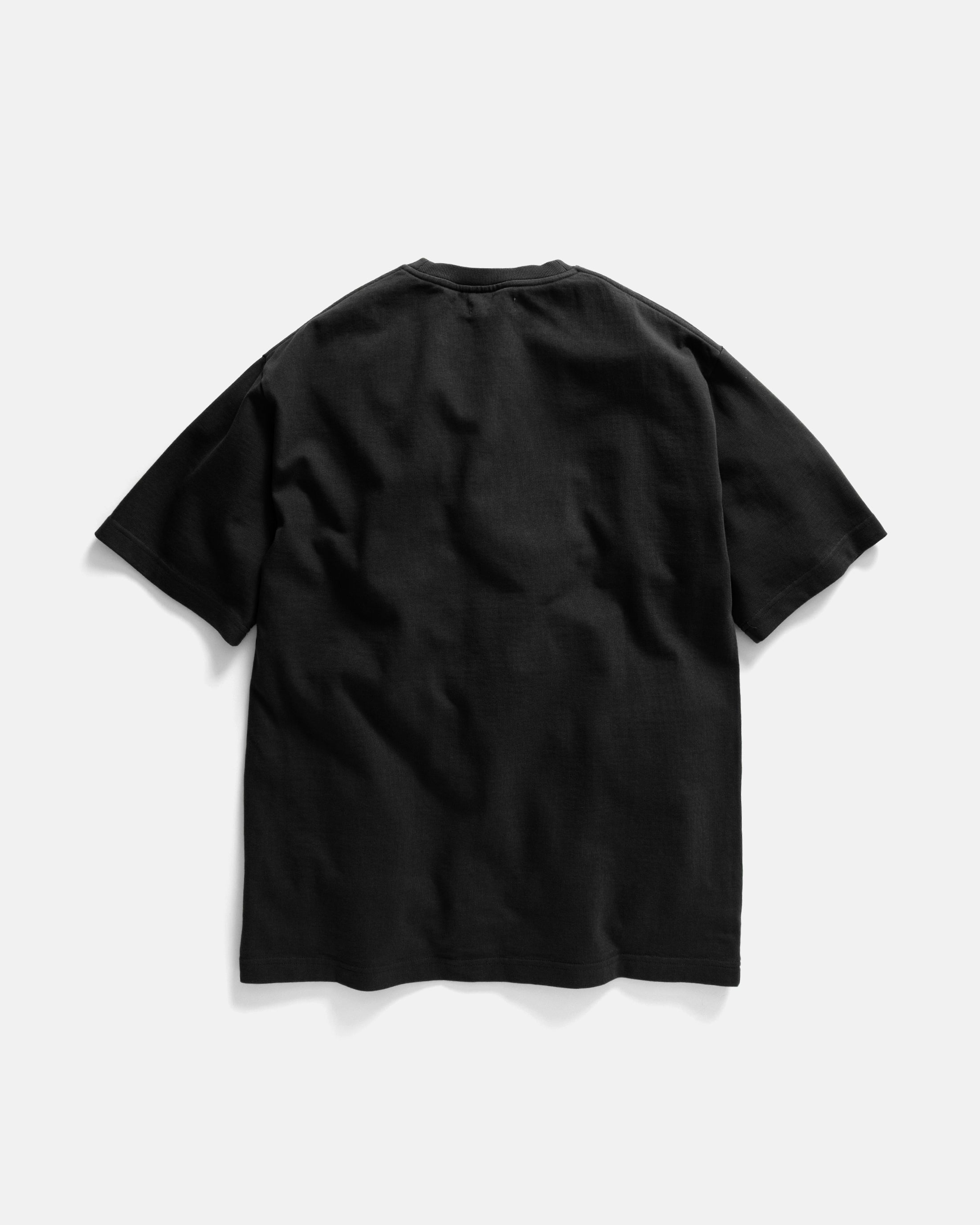 MOORE HEAVYWEIGHT TEE - BLACK 12.25 oz. COTTON JERSEY