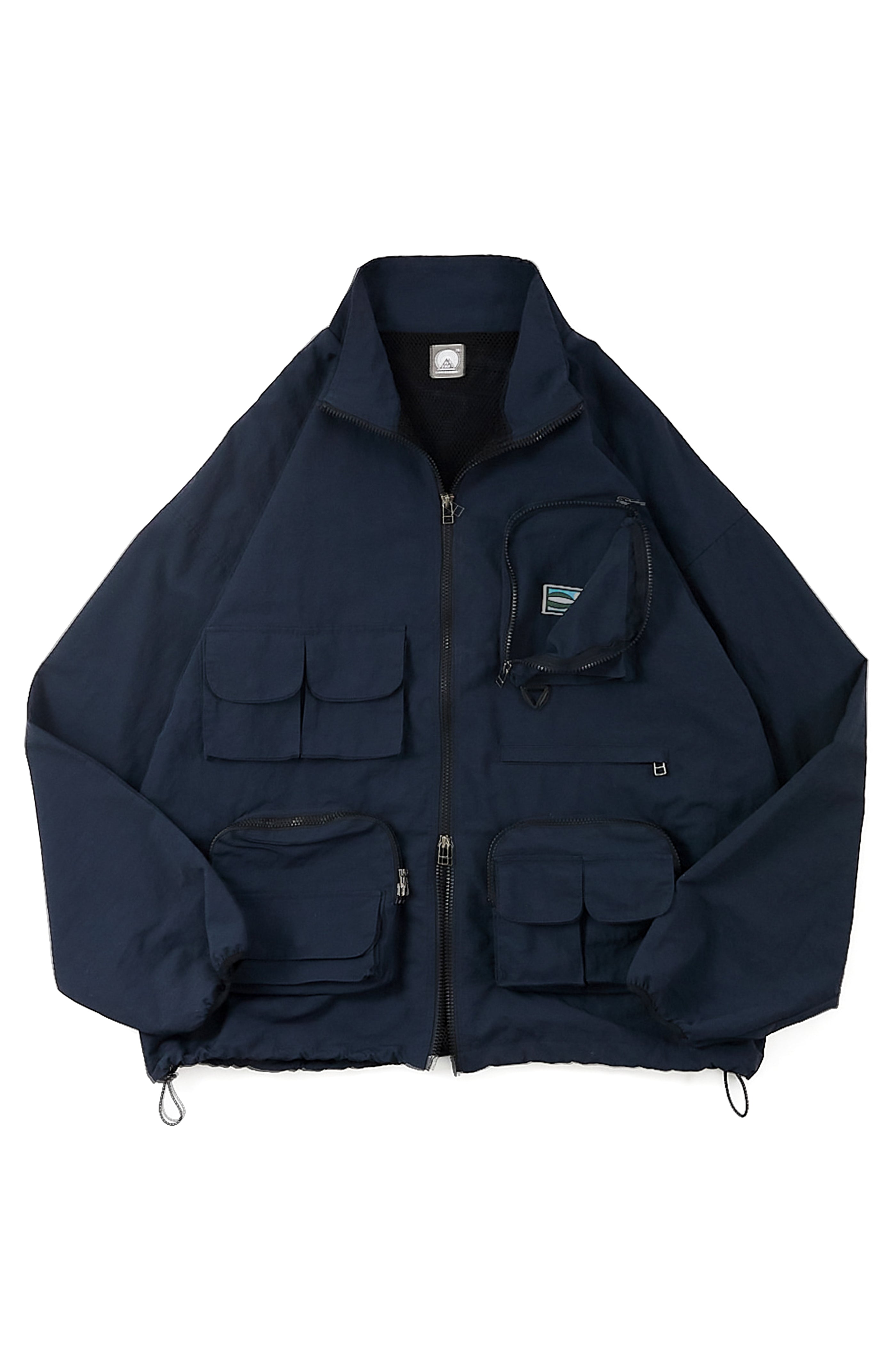 BANKS UTILITY JACKET - NAVY NYLON TASLAN – 18 East