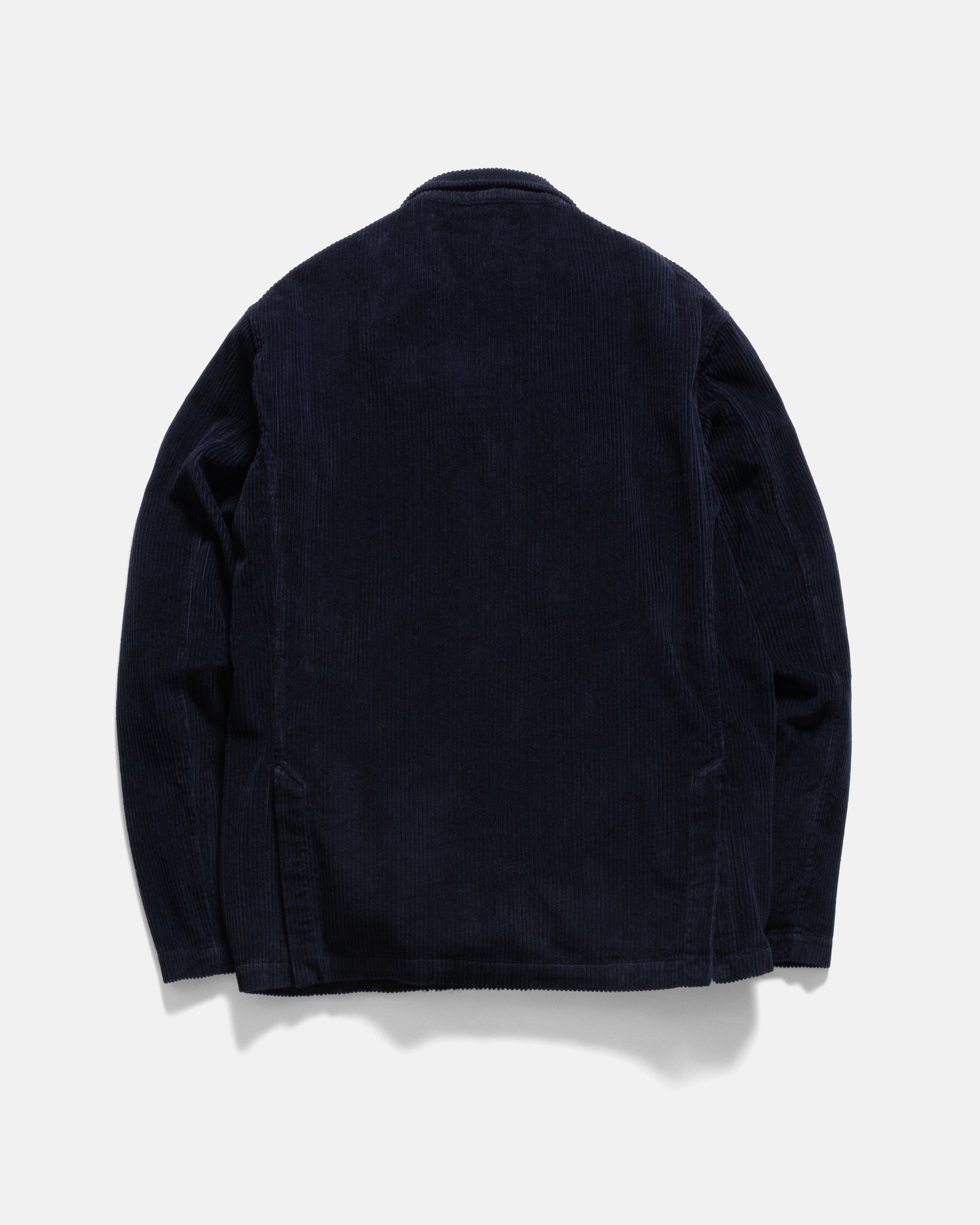 COSTA SINGLE BREASTED BLAZER - MIDNIGHT NAVY COTTON CORDUROY