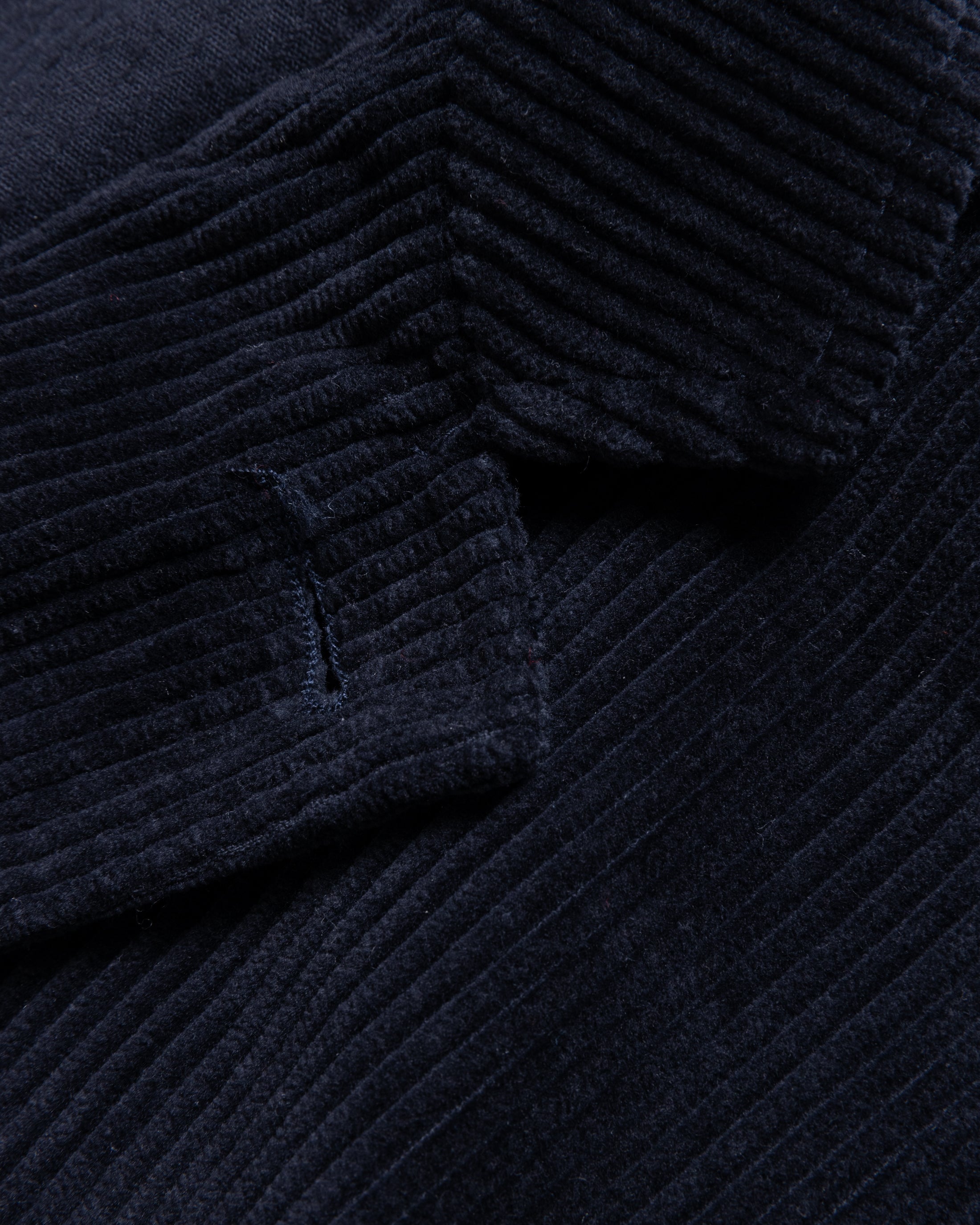 COSTA SINGLE BREASTED BLAZER - MIDNIGHT NAVY COTTON CORDUROY