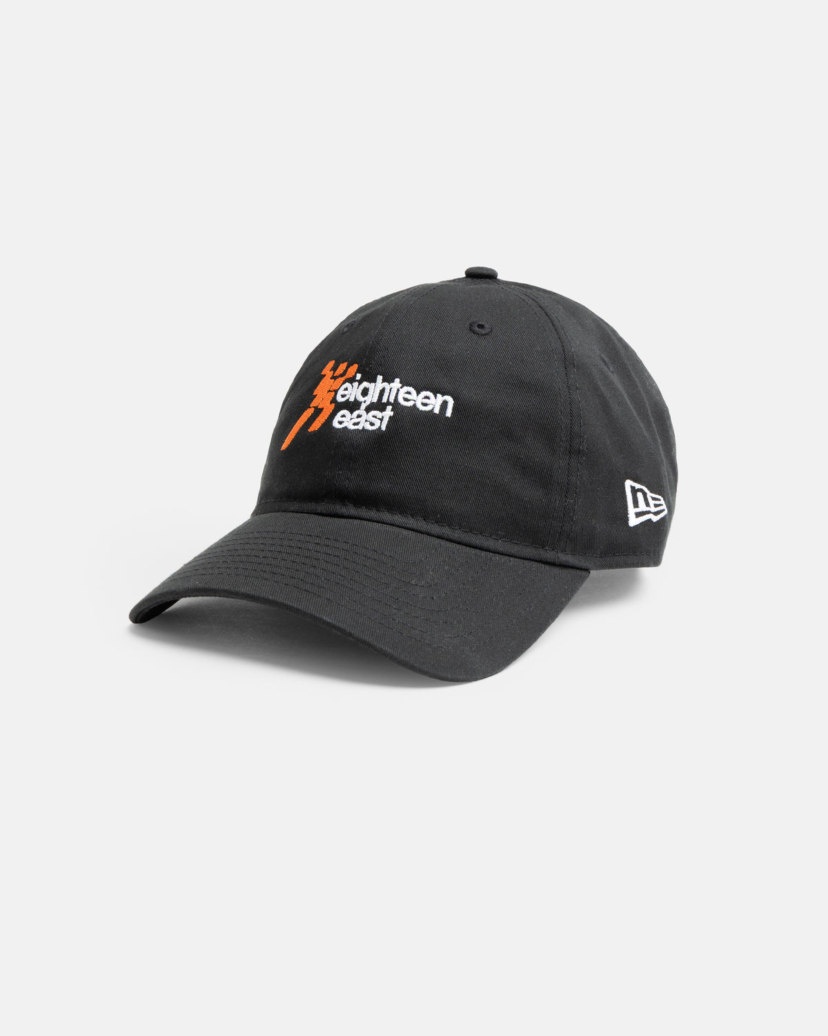 DIGI MANE 6 PANEL HAT - BLACK COTTON TWILL