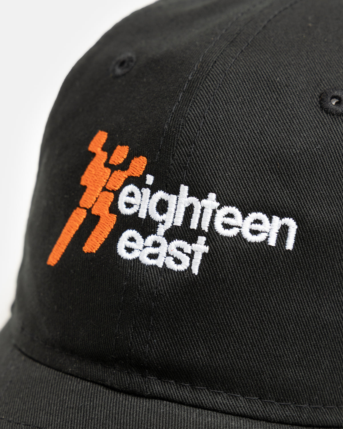 DIGI MANE 6 PANEL HAT - BLACK COTTON TWILL