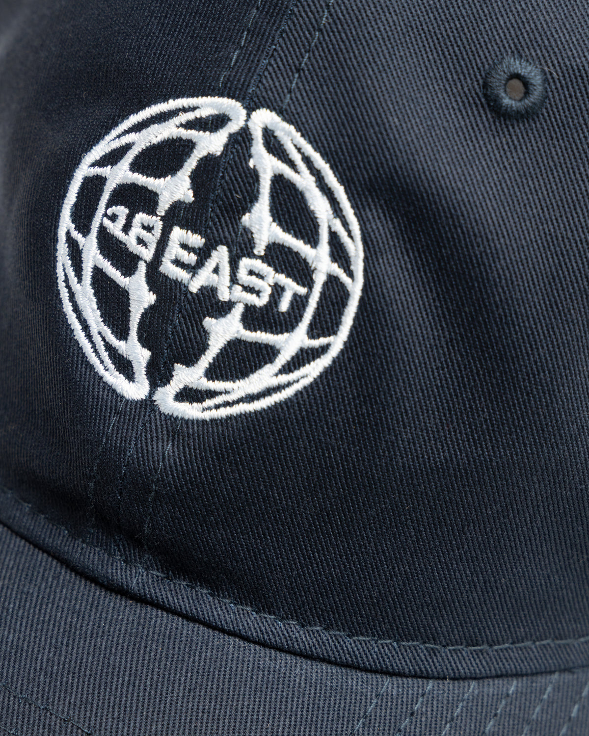 TERRA MAP 6 PANEL HAT - NAVY COTTON TWILL