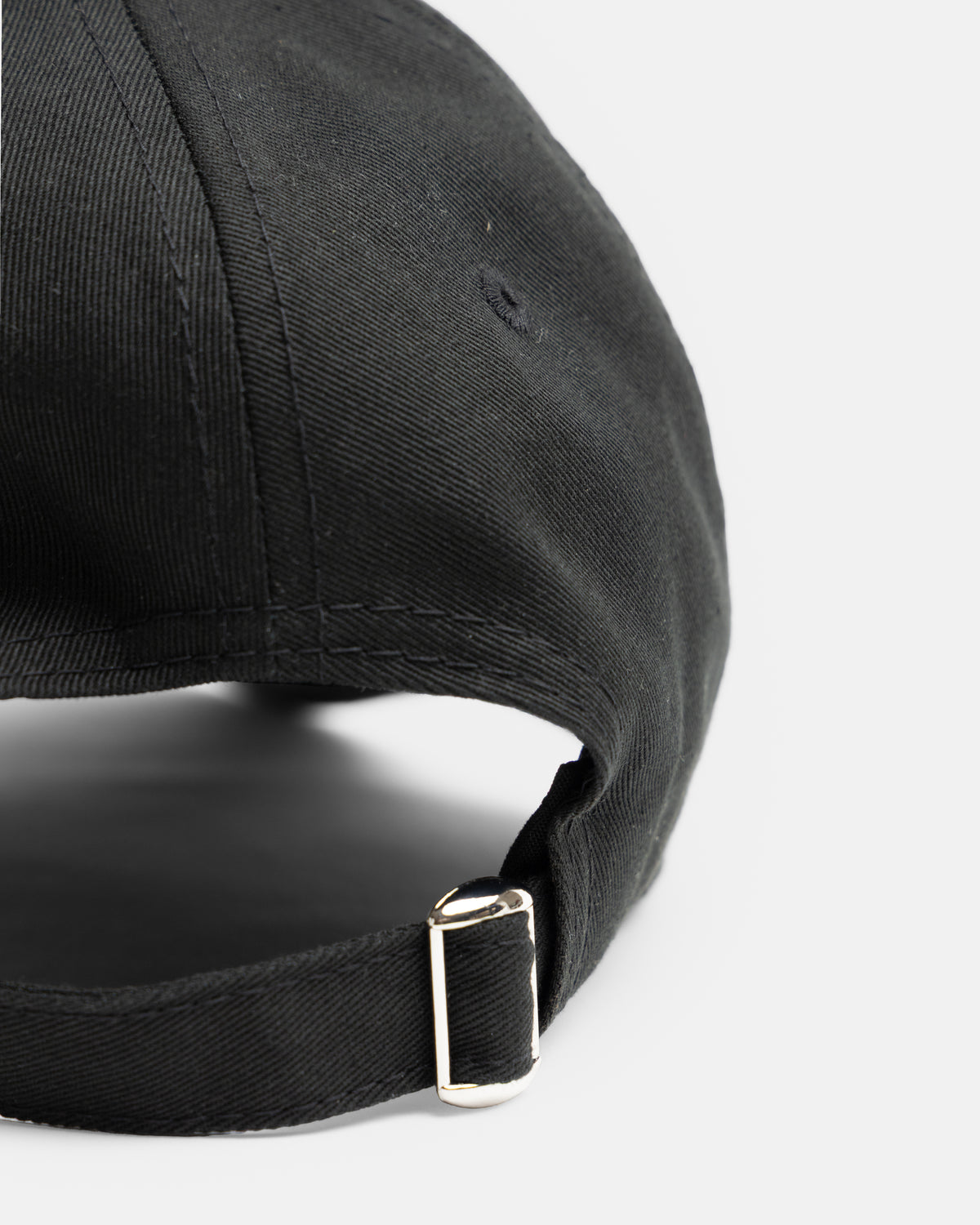 DIGI MANE 6 PANEL HAT - BLACK COTTON TWILL