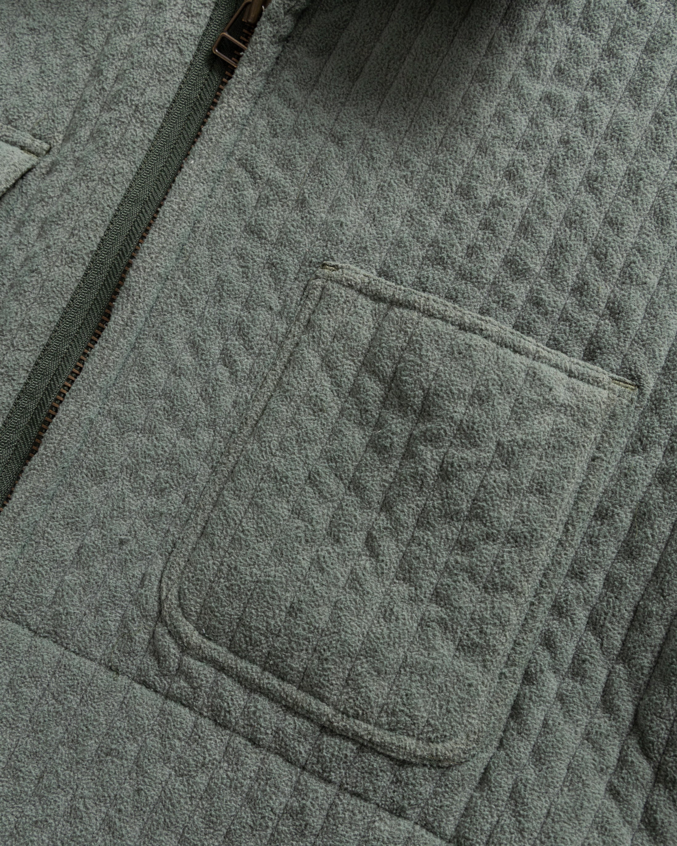 OUTWORKER SHIRT - OREGANO QUILTED BRUSHED PILE DOUBLE FACE COTTON