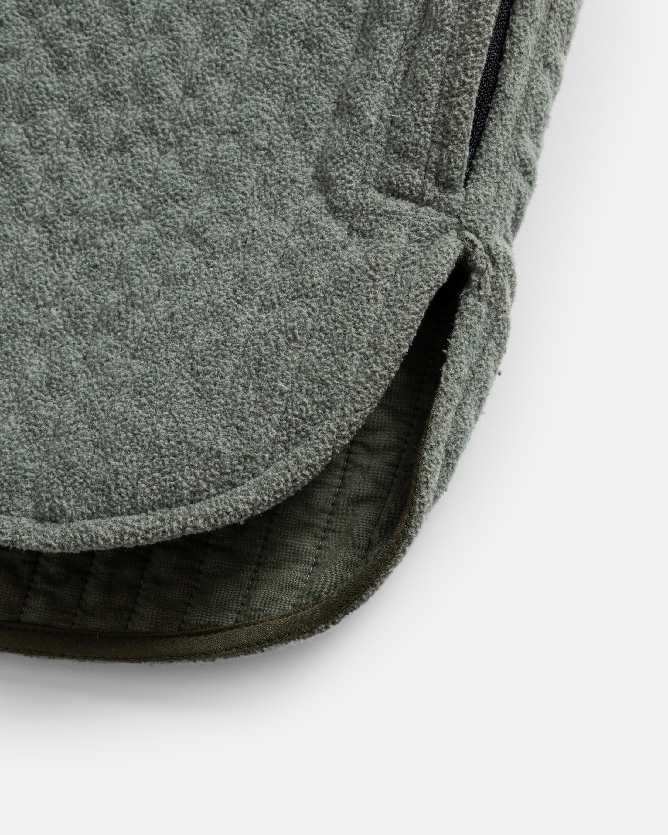 OUTWORKER SHIRT - OREGANO QUILTED BRUSHED PILE DOUBLE FACE COTTON