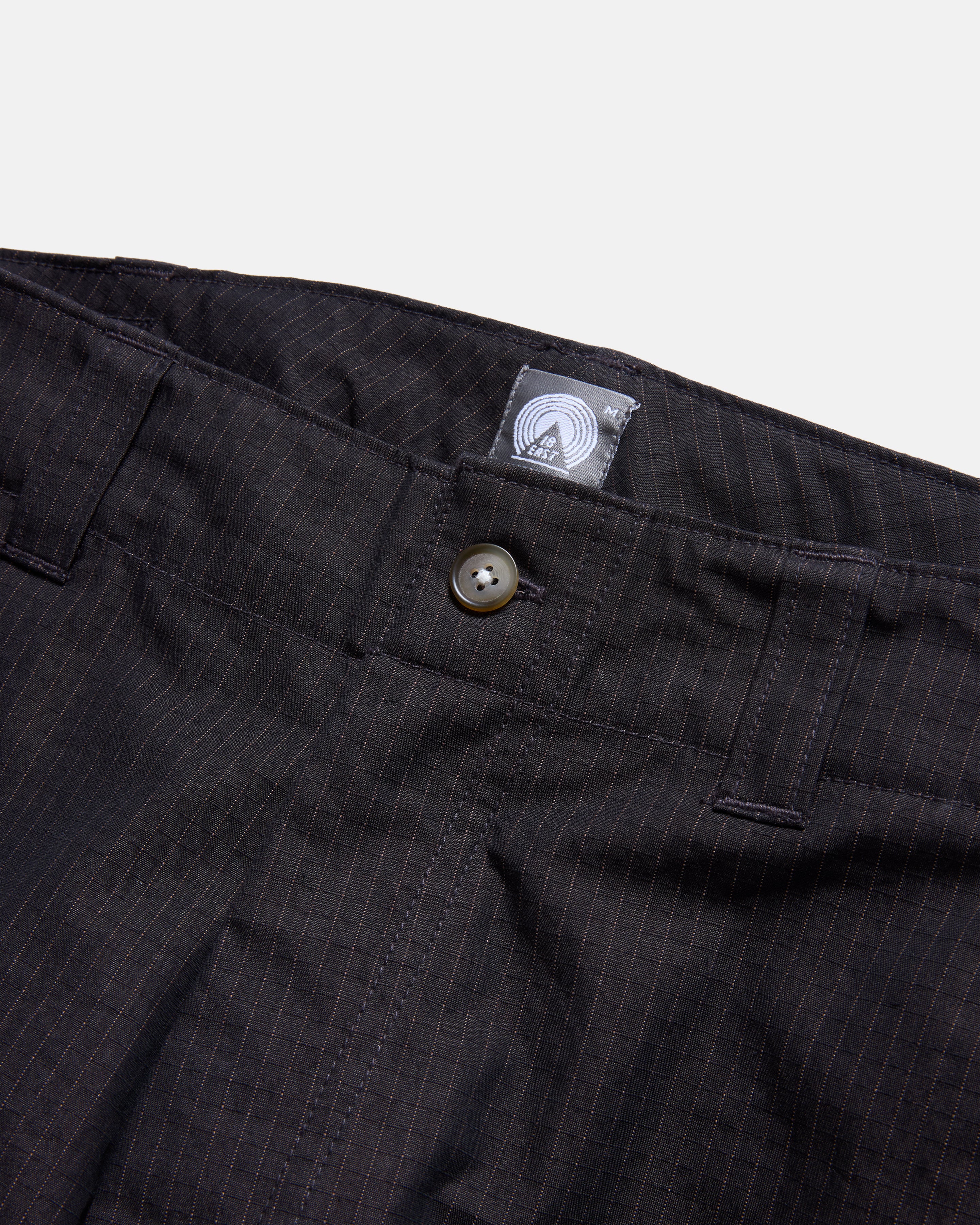 TAC UTILITY CARGO PANT - BLACK / KHAKI DOUBLE-DYE COTTON/NYLON RIPSTOP