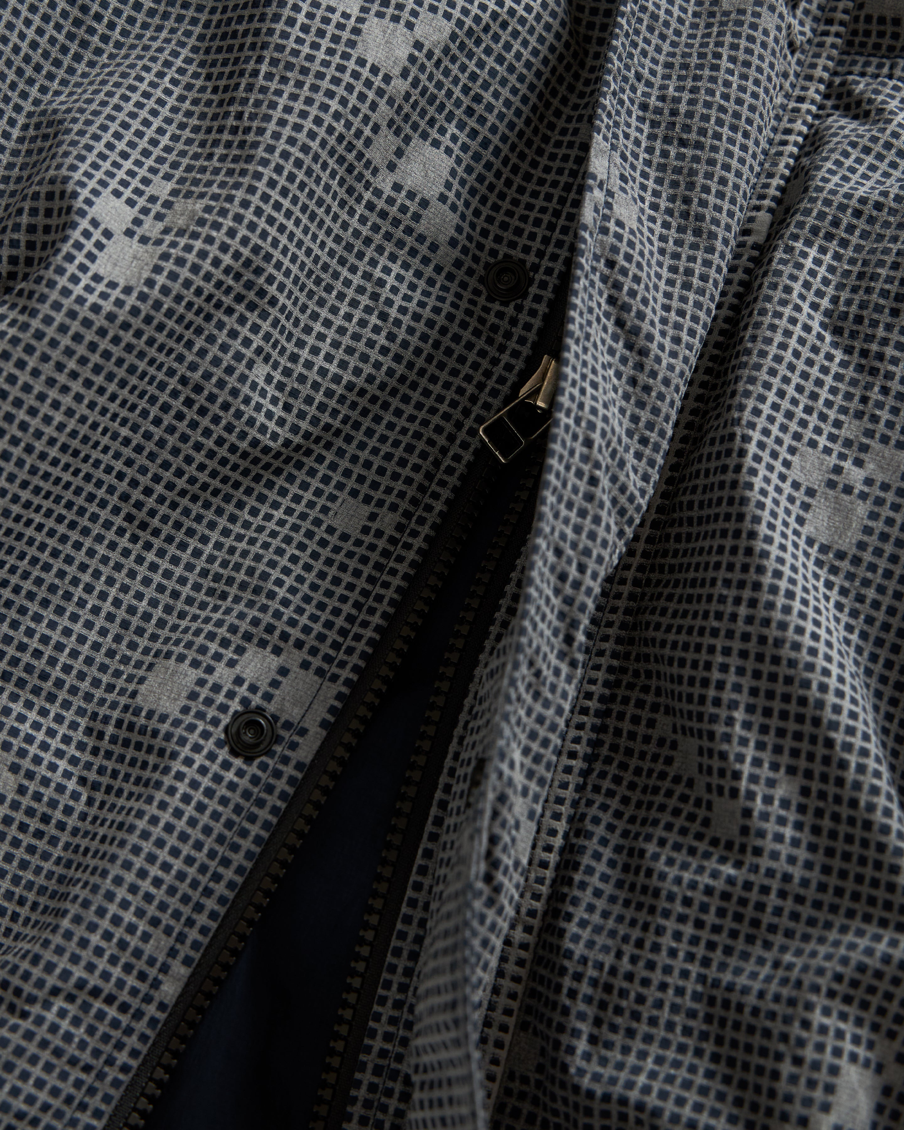 PACIS FULL ZIP SHELL - NAVY / 3M REFLECTIVE SILVER HAND SCREENED NYLON
