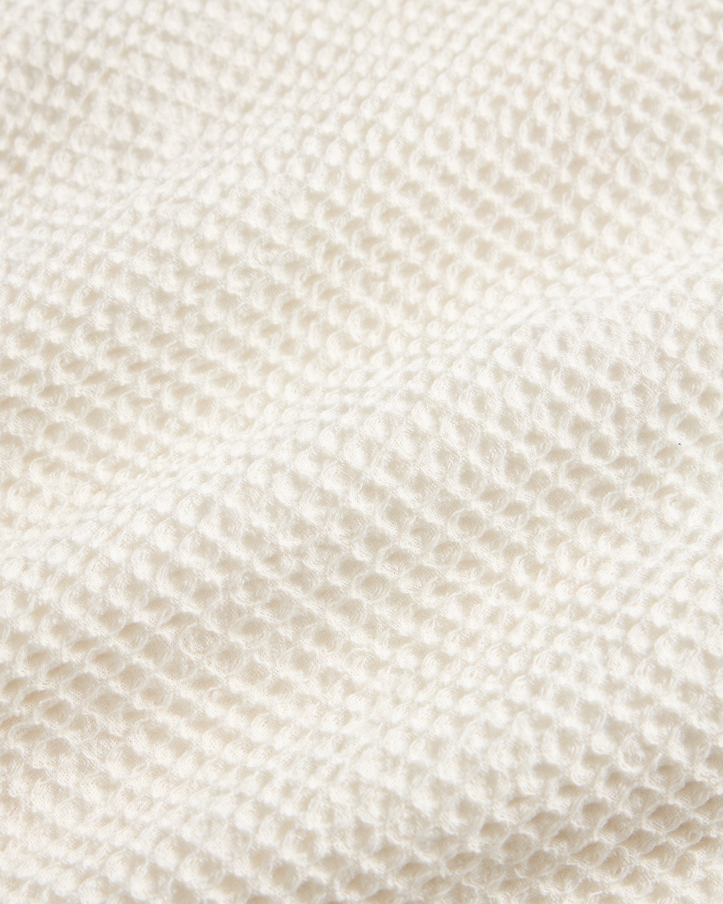 PETER SS POLO - SALT WOVEN COTTON THERMAL