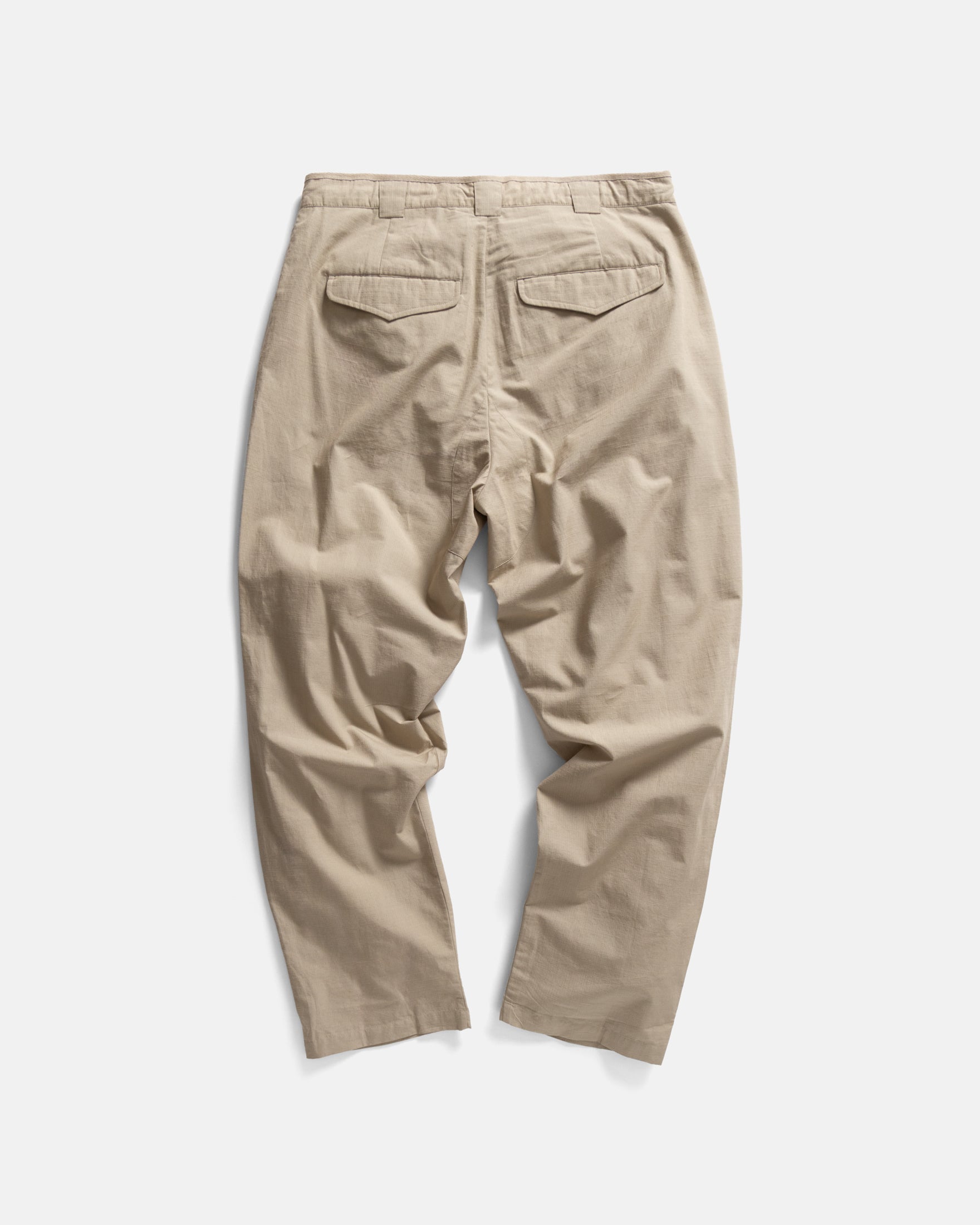 PHILO PLEATED PANT - LONDON FOG COTTON MICRO RIPSTOP