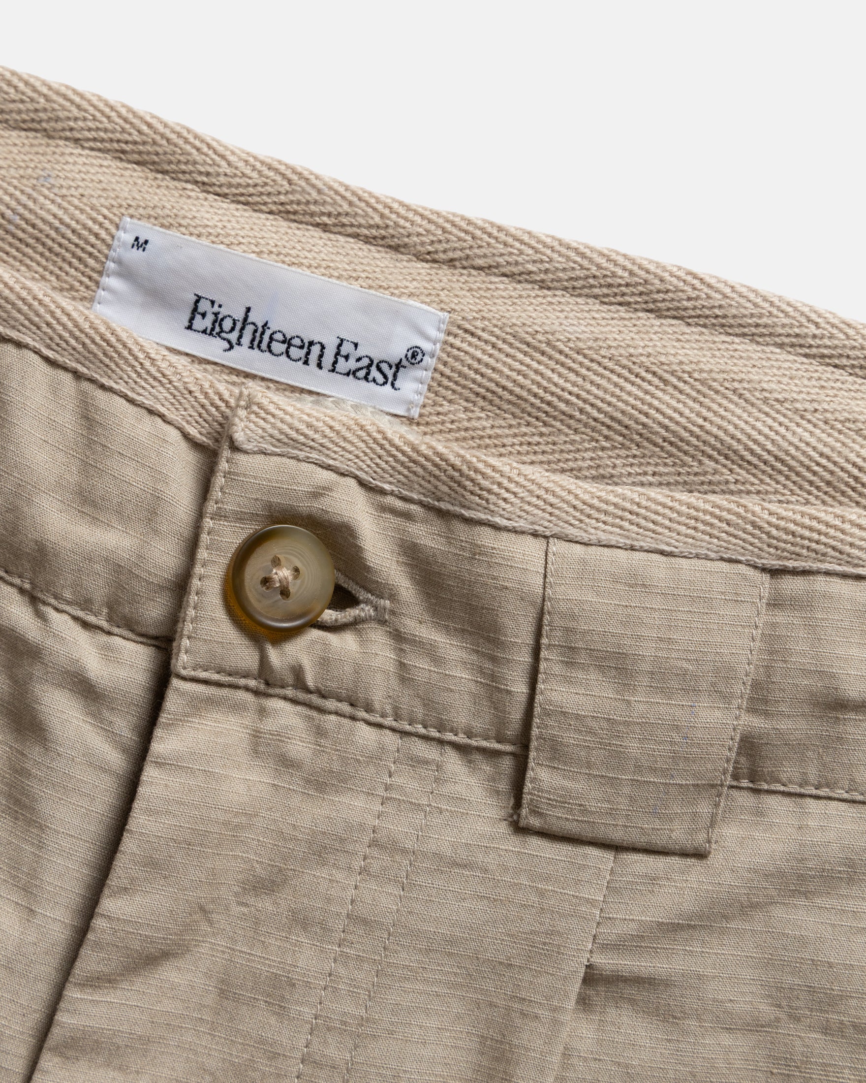 PHILO PLEATED PANT - LONDON FOG COTTON MICRO RIPSTOP