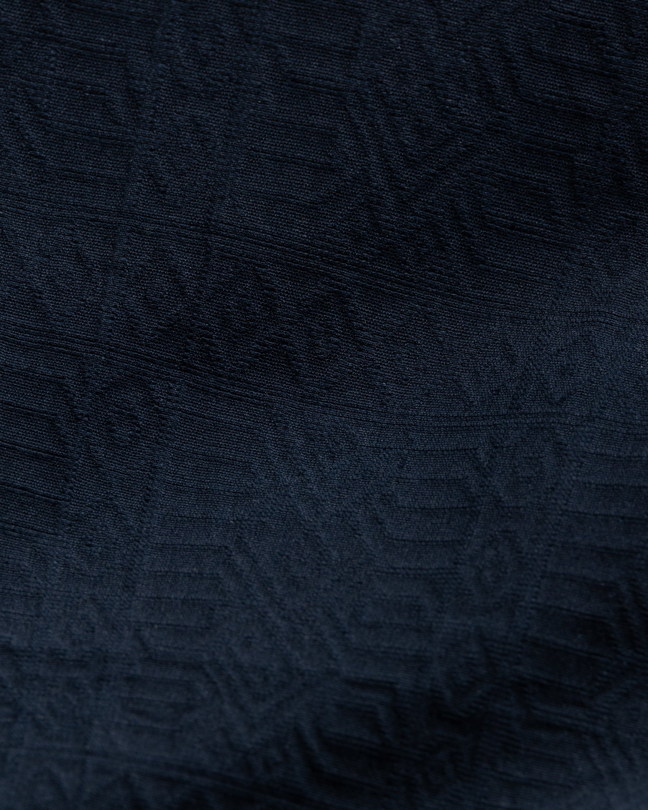 18" X 18" THROW PILLOW  CASE - NAVY "GORECKI" DOUBLE WEAVE JACQUARD COTTON