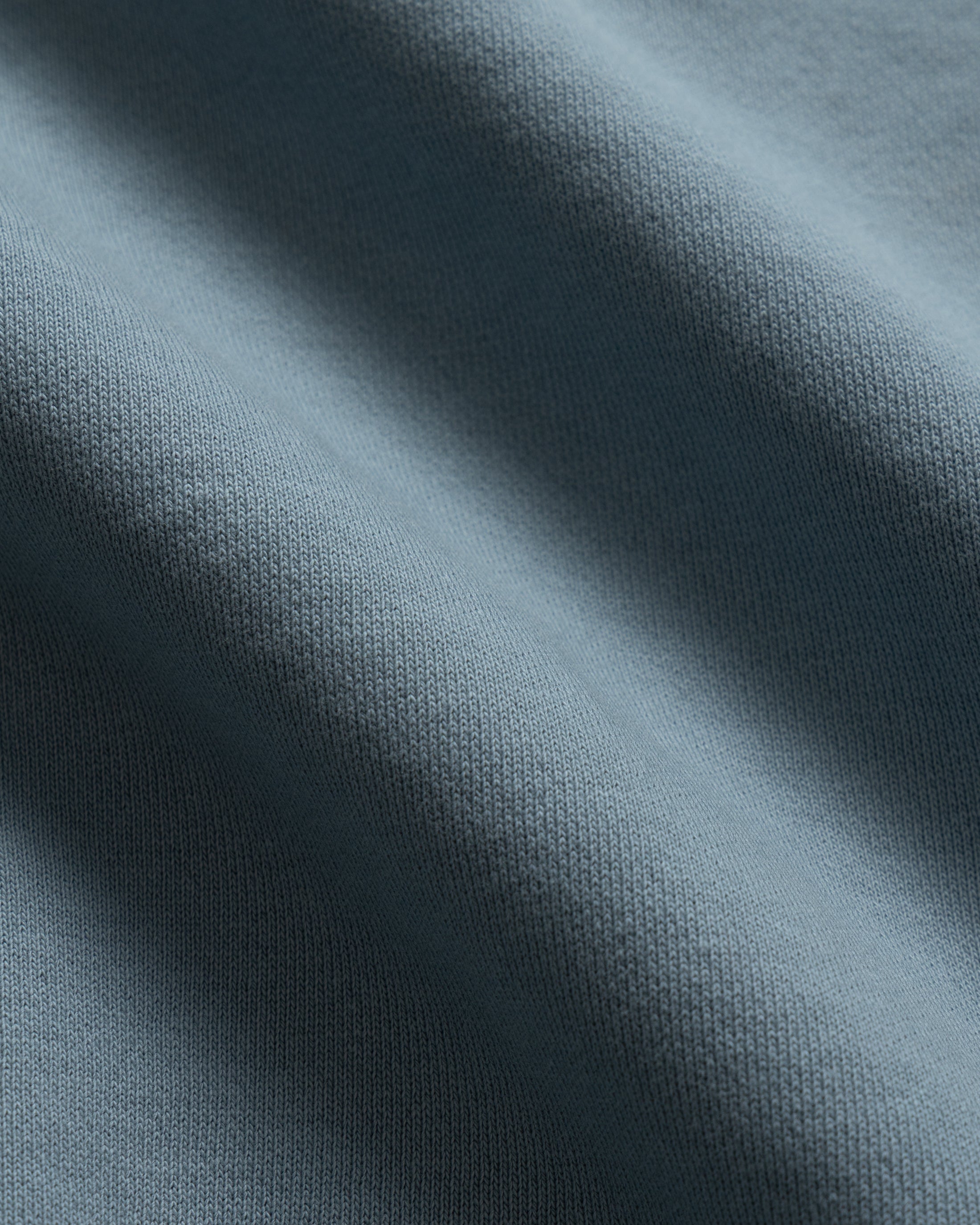COLLAN ZIP COLLAR SWEATSHIRT - CITADEL BLUE 19oz. ALL COTTON LOOPBACK TERRY FLEECE