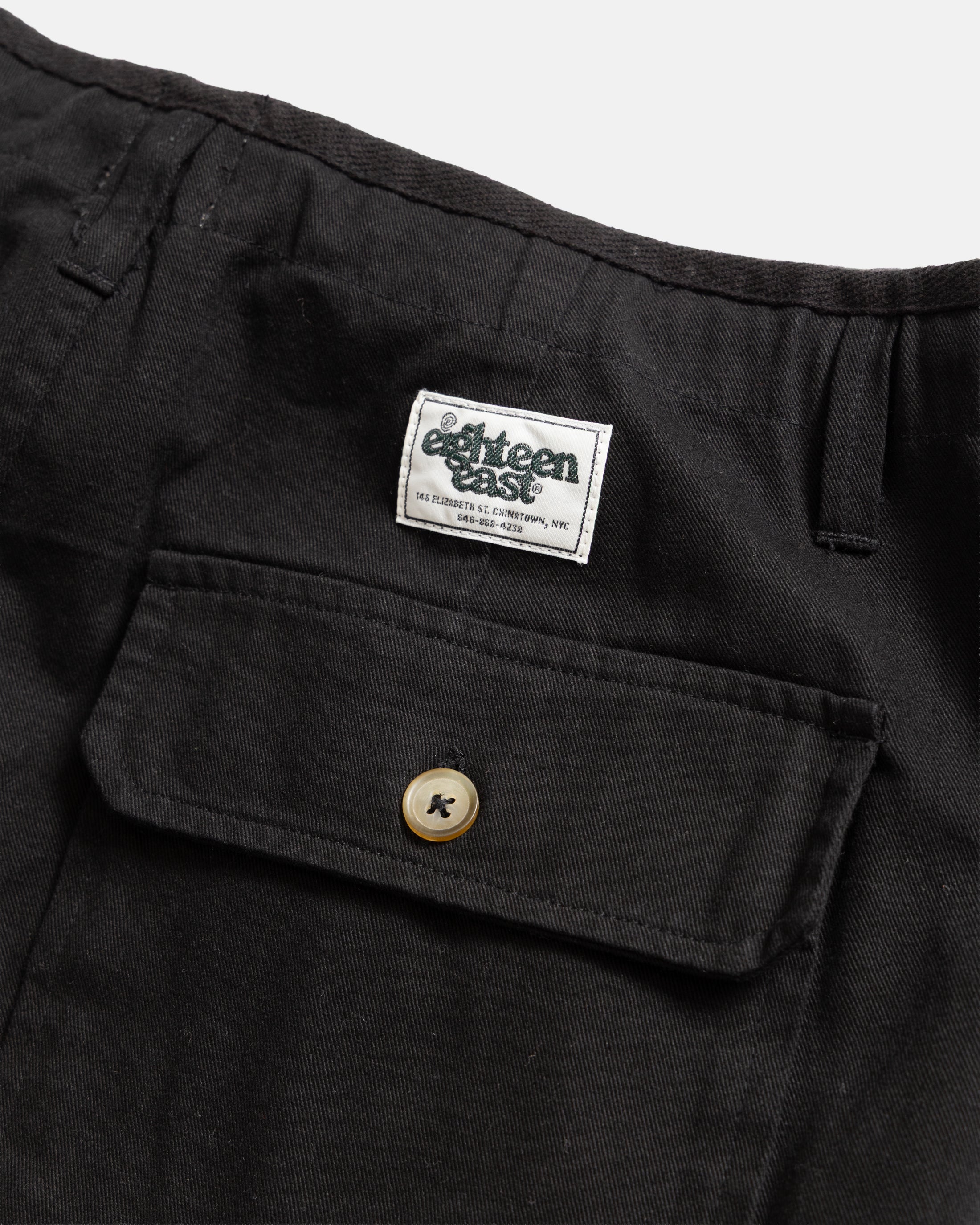 SHELTER SERVICE PANT - BLACK HOMEGROWN TWILL