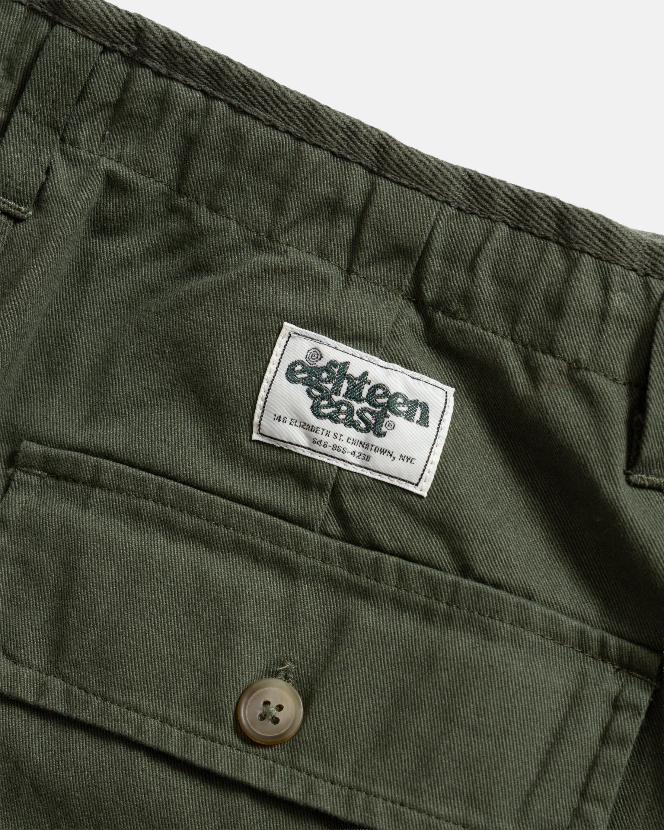 SHELTER SERVICE PANT - MORNING FOLIAGE GREEN HOMEGROWN TWILL