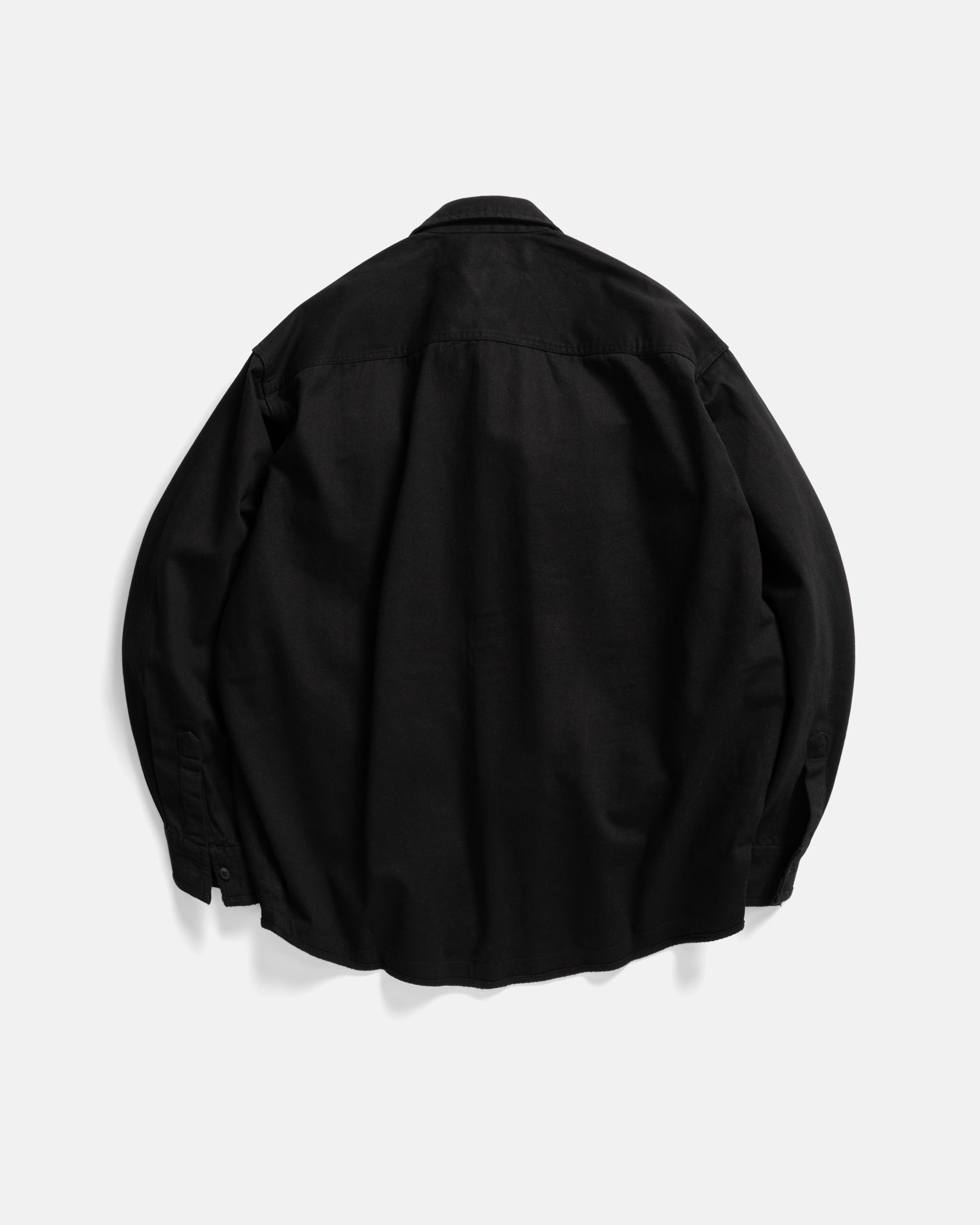 SHELTER SERVICE SHIRT - BLACK HOMEGROWN TWILL