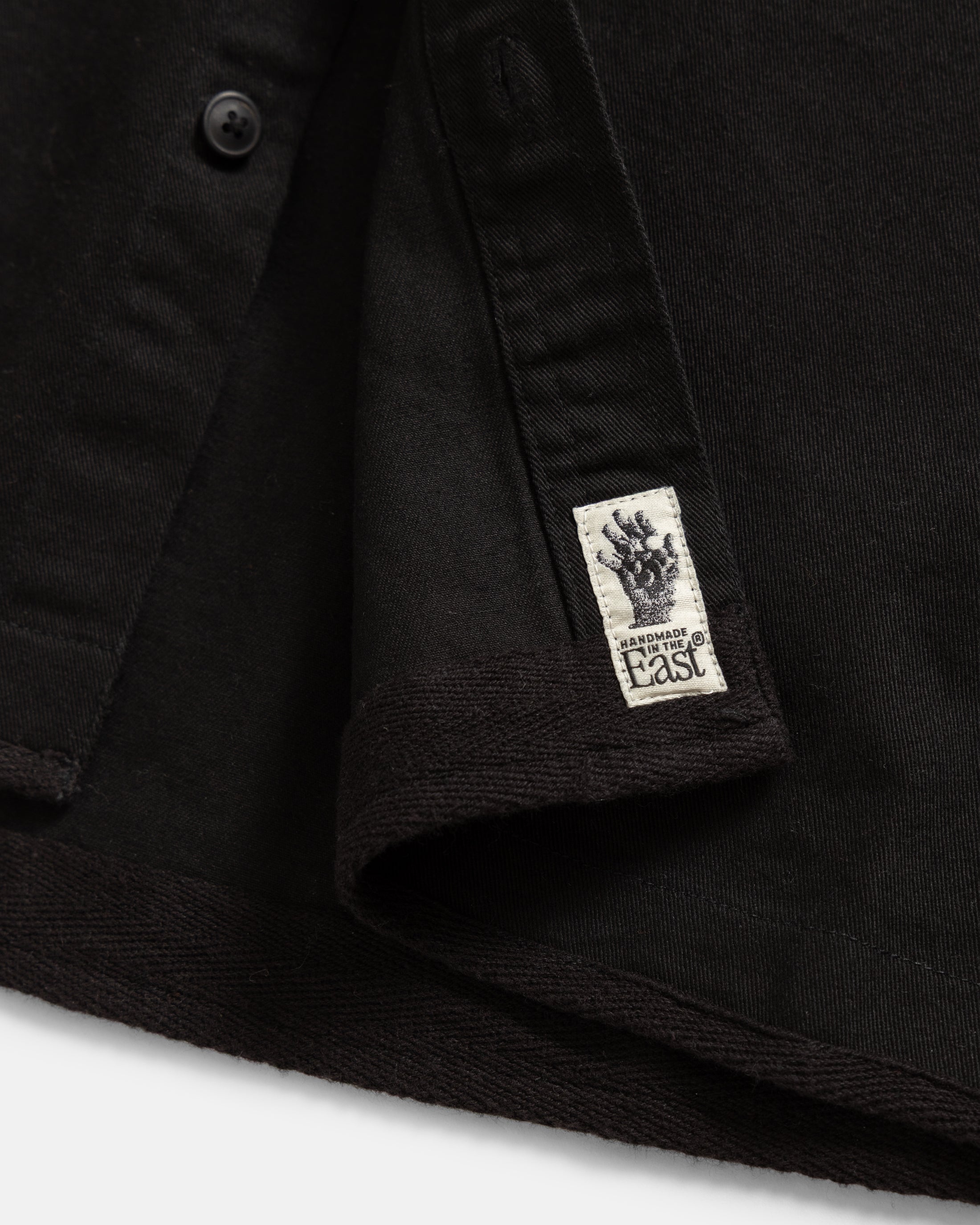 SHELTER SERVICE SHIRT - BLACK HOMEGROWN TWILL