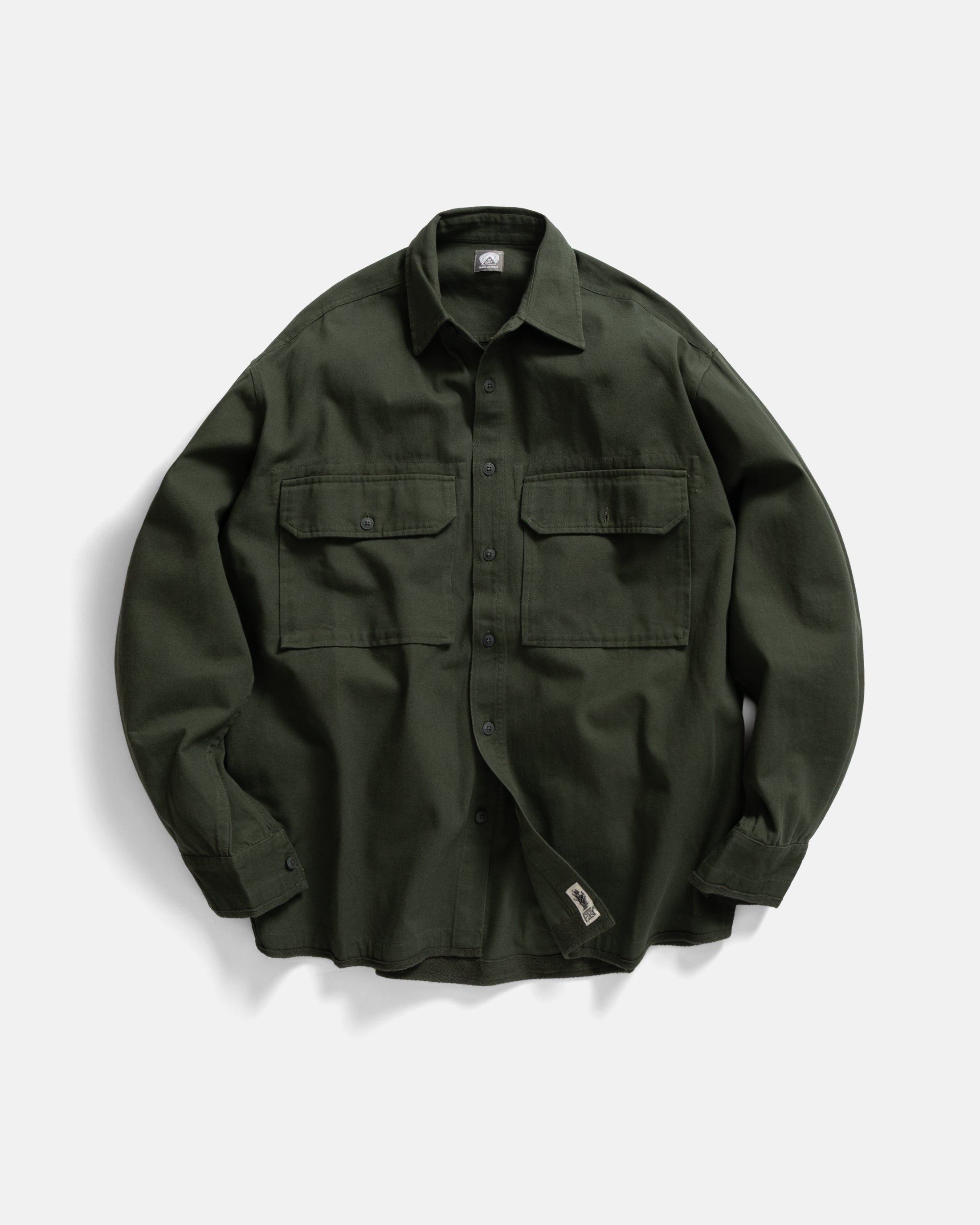 SHELTER SERVICE SHIRT - MORNING FOLIAGE GREEN HOMEGROWN TWILL