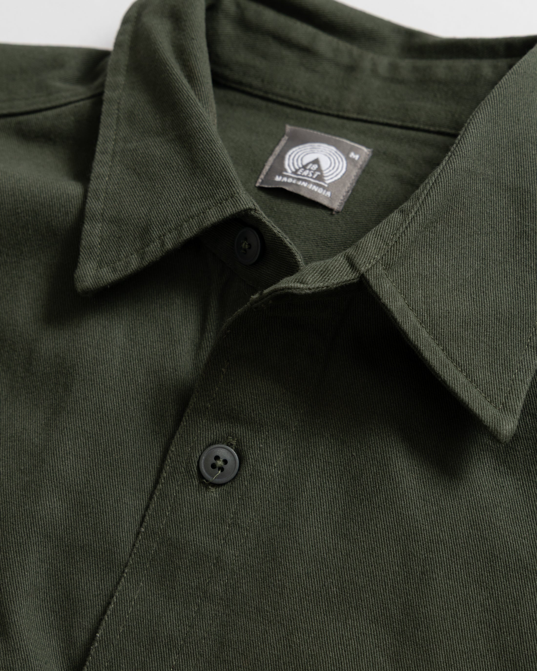 SHELTER SERVICE SHIRT - MORNING FOLIAGE GREEN HOMEGROWN TWILL