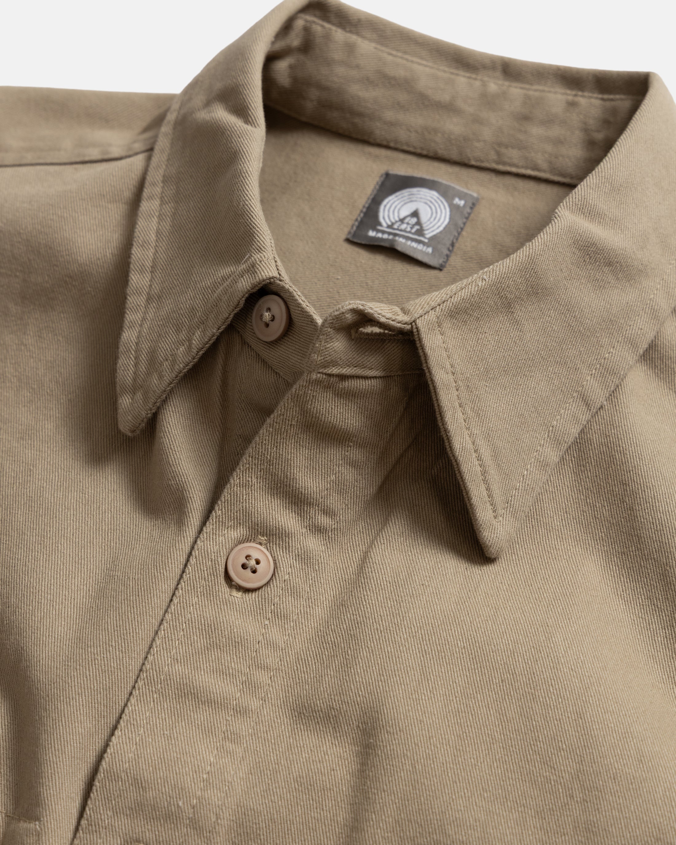 SHELTER SERVICE SHIRT - CRAMERTON BEIGE HOMEGROWN TWILL