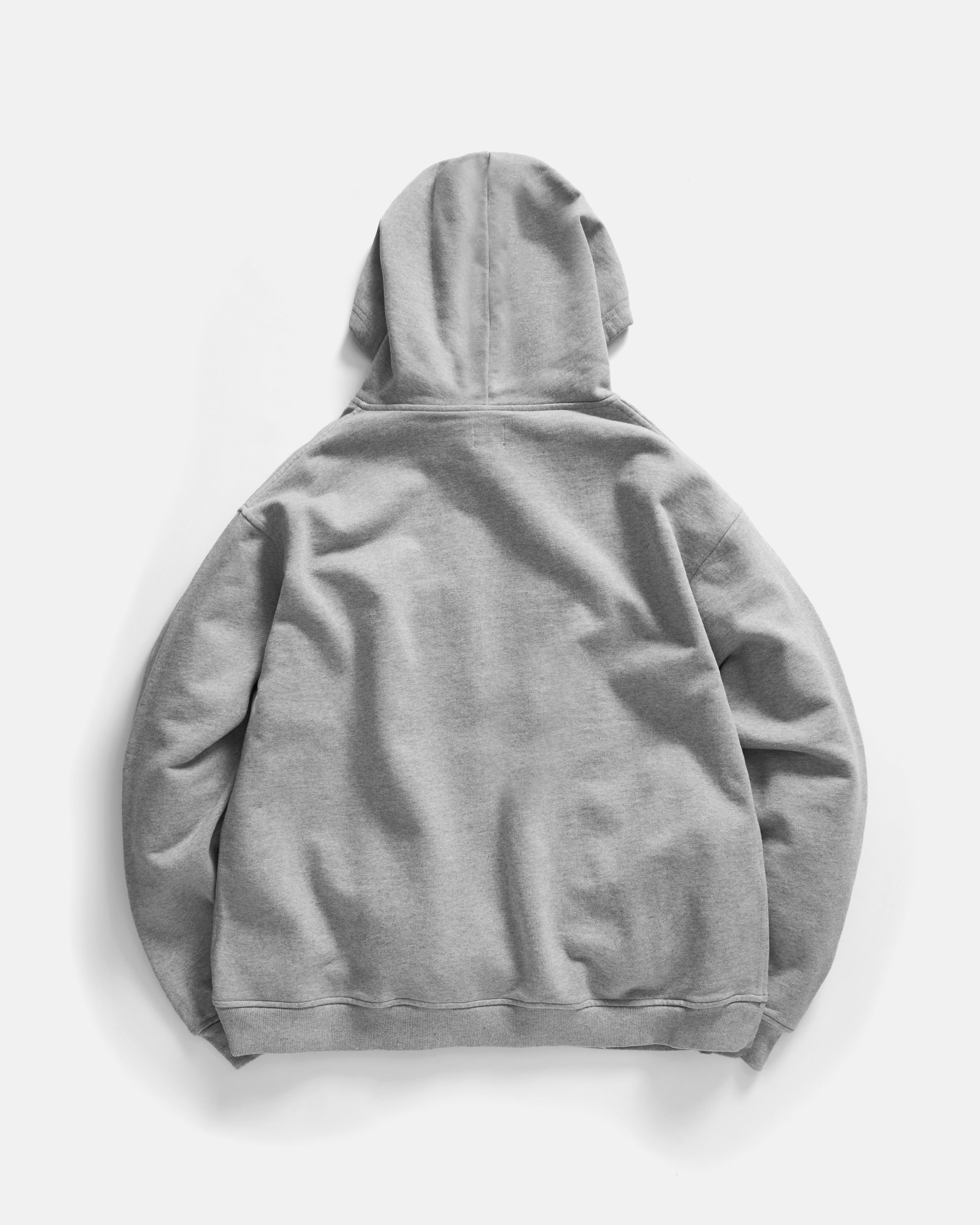 PROCESS NOVIS HOODED SWEATSHIRT - PRACTICE HEATHER 19oz. ALL COTTON LOOPBACK TERRY FLEECE