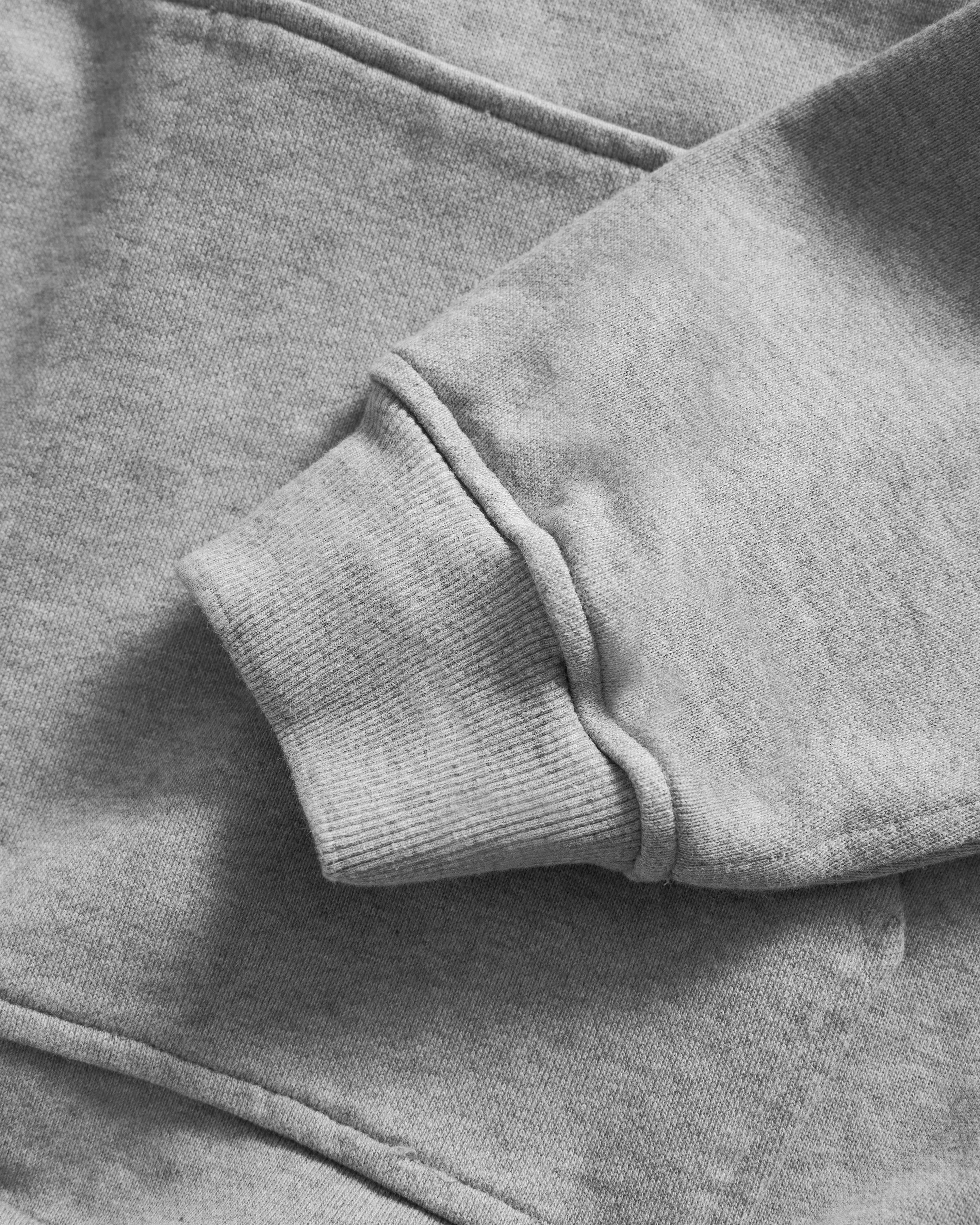 PROCESS NOVIS HOODED SWEATSHIRT - PRACTICE HEATHER 19oz. ALL COTTON LOOPBACK TERRY FLEECE