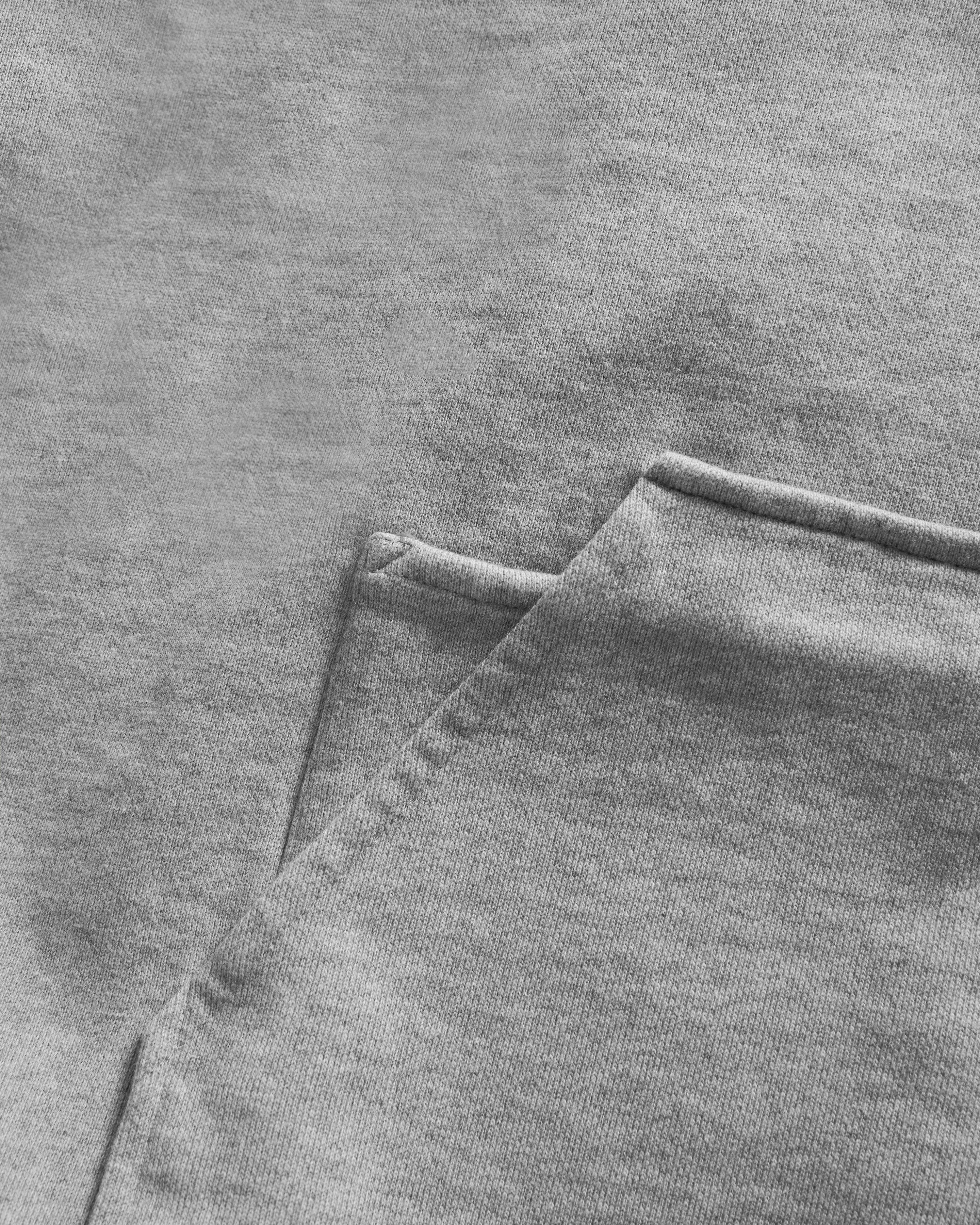 PROCESS NOVIS HOODED SWEATSHIRT - PRACTICE HEATHER 19oz. ALL COTTON LOOPBACK TERRY FLEECE