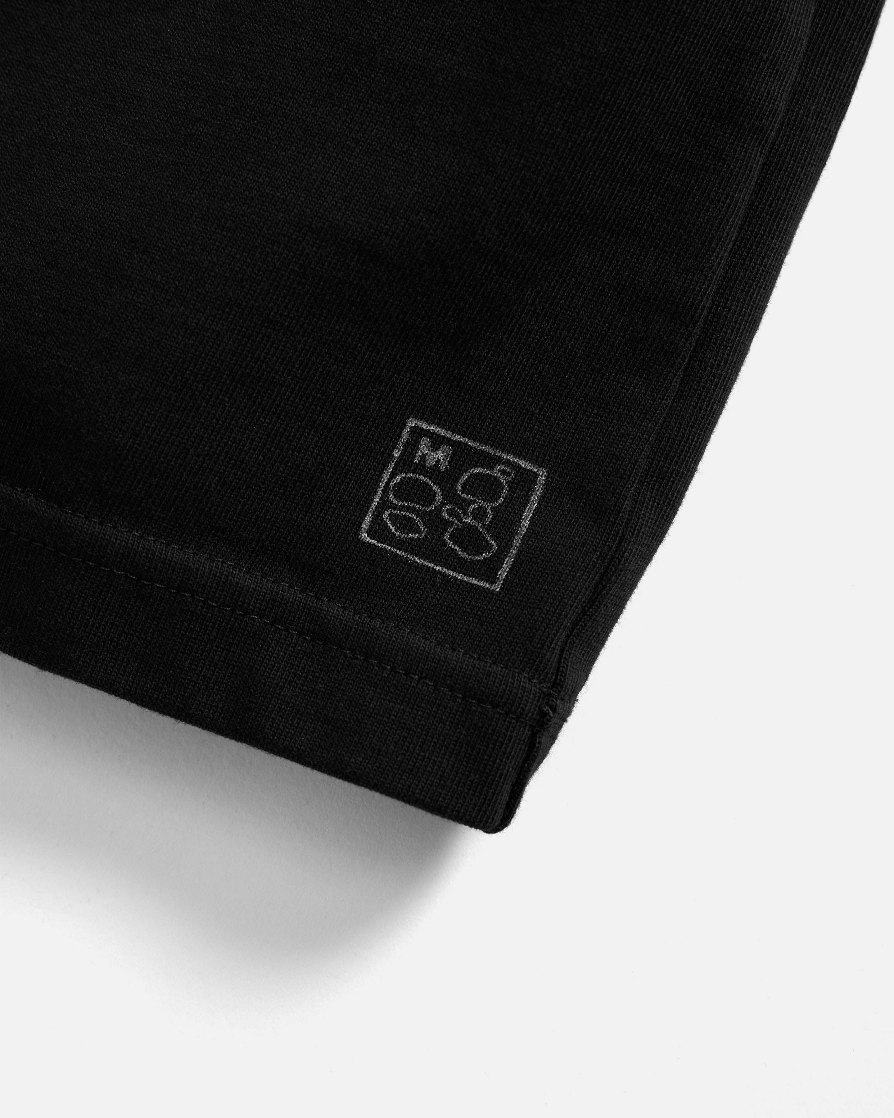 PROCESS ALY TEE - BLACK 7.75 oz. ALL SEASON COTTON JERSEY