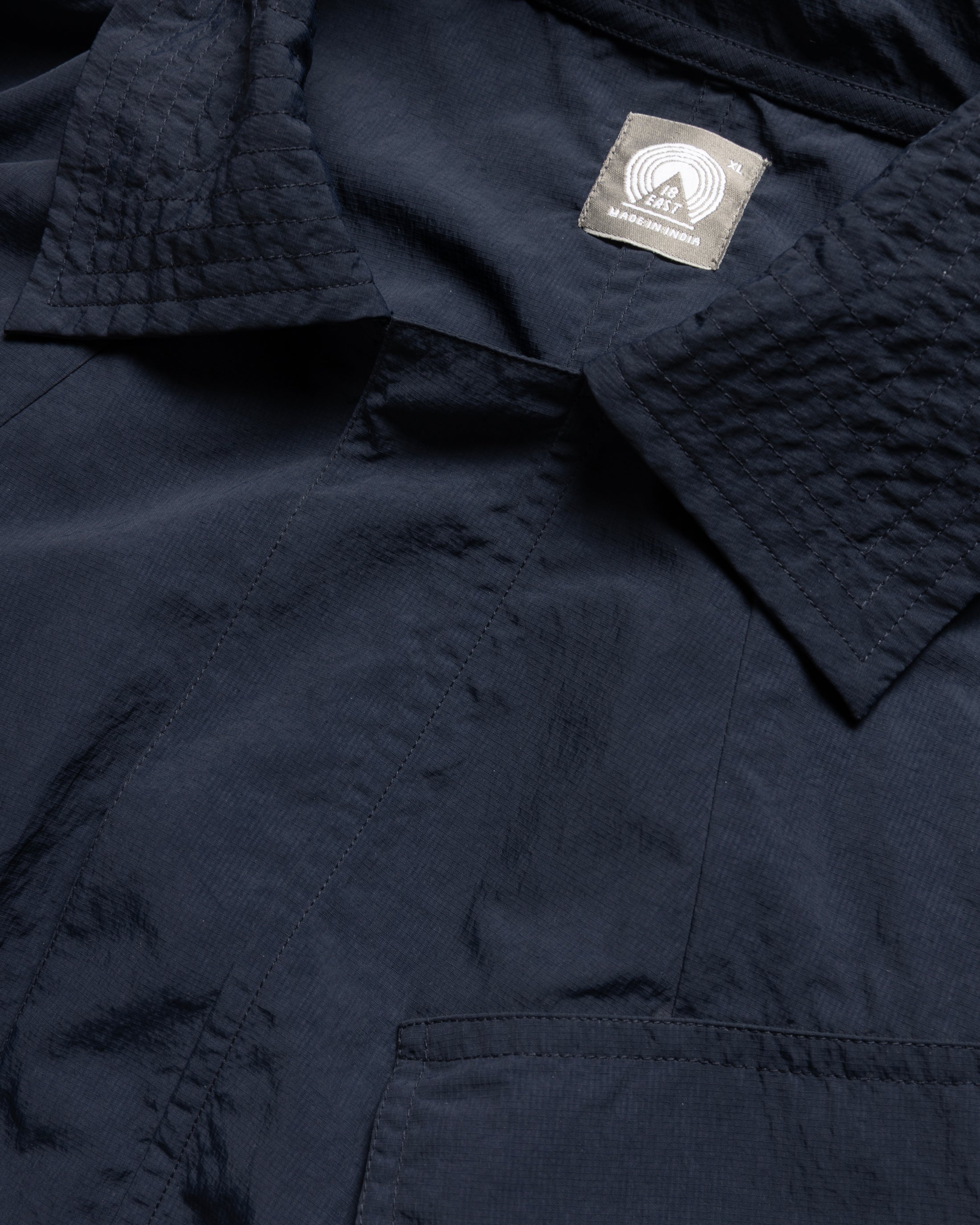 SURPLUS COMBAT SMOCK - NAVY FEATHERWEIGHT MICRO RIPSTOP NYLON – 18