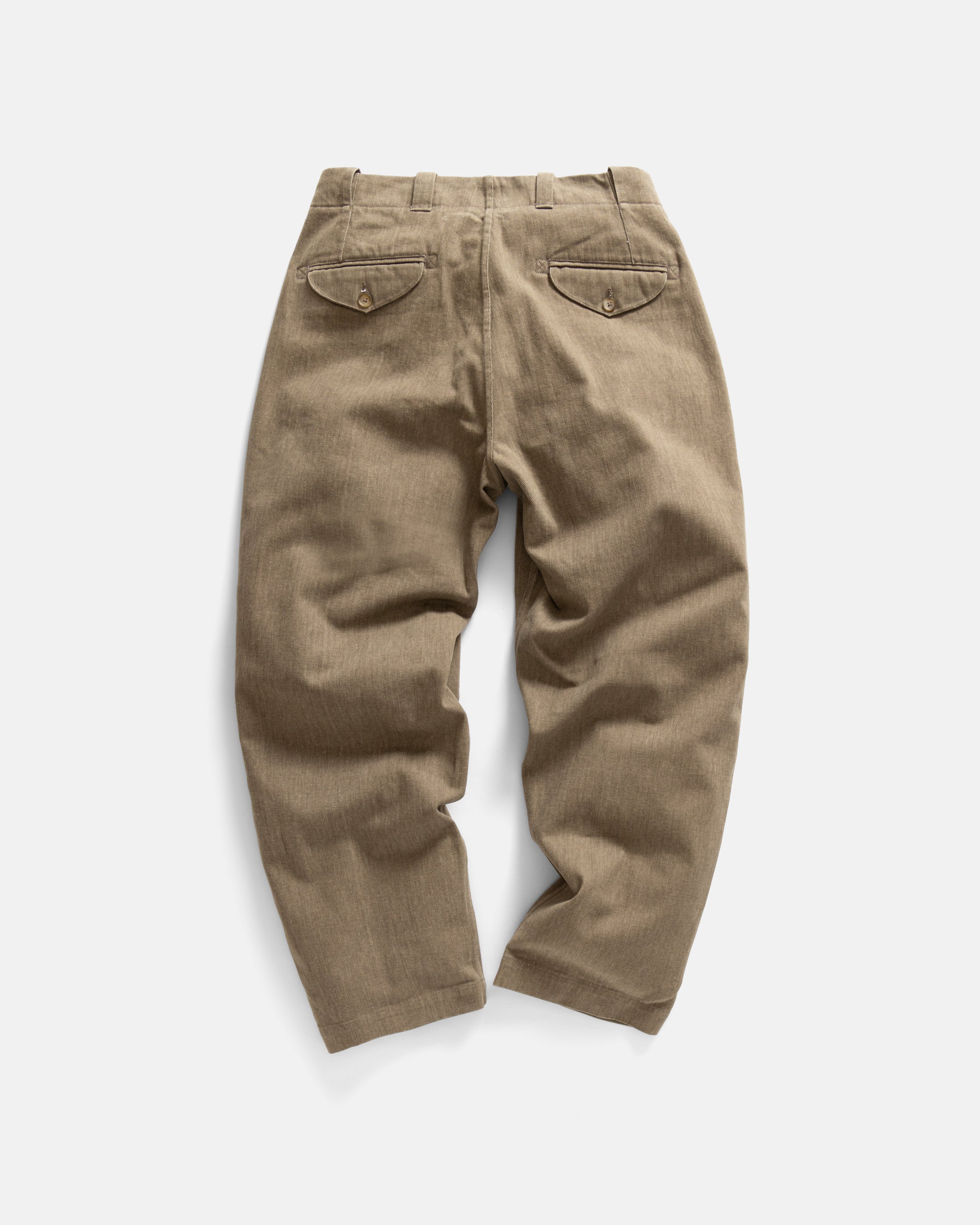 ROSSI CHINO - WALNUT BRUSHED HEATHER CAVALRY TWILL