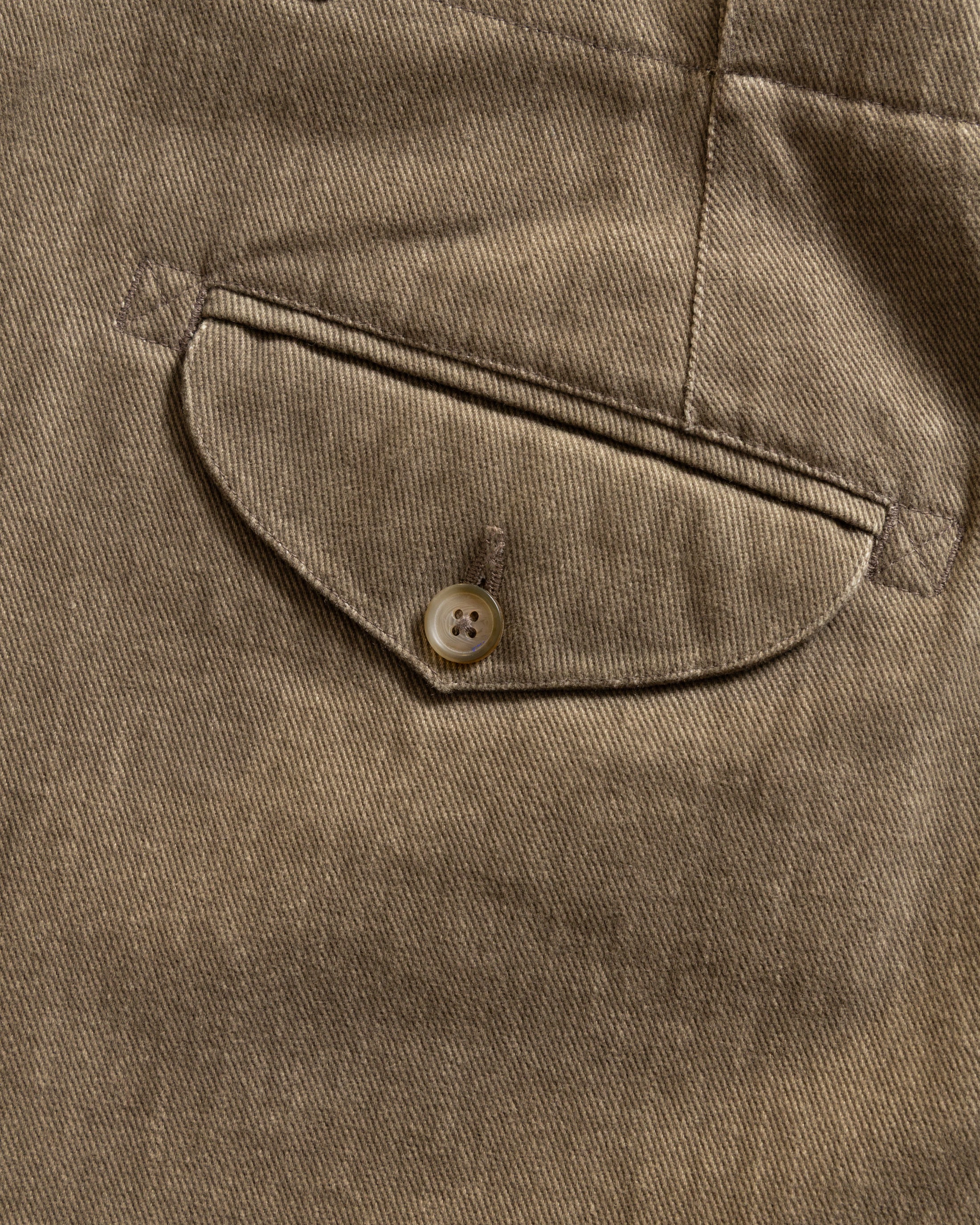 ROSSI CHINO - WALNUT BRUSHED HEATHER CAVALRY TWILL