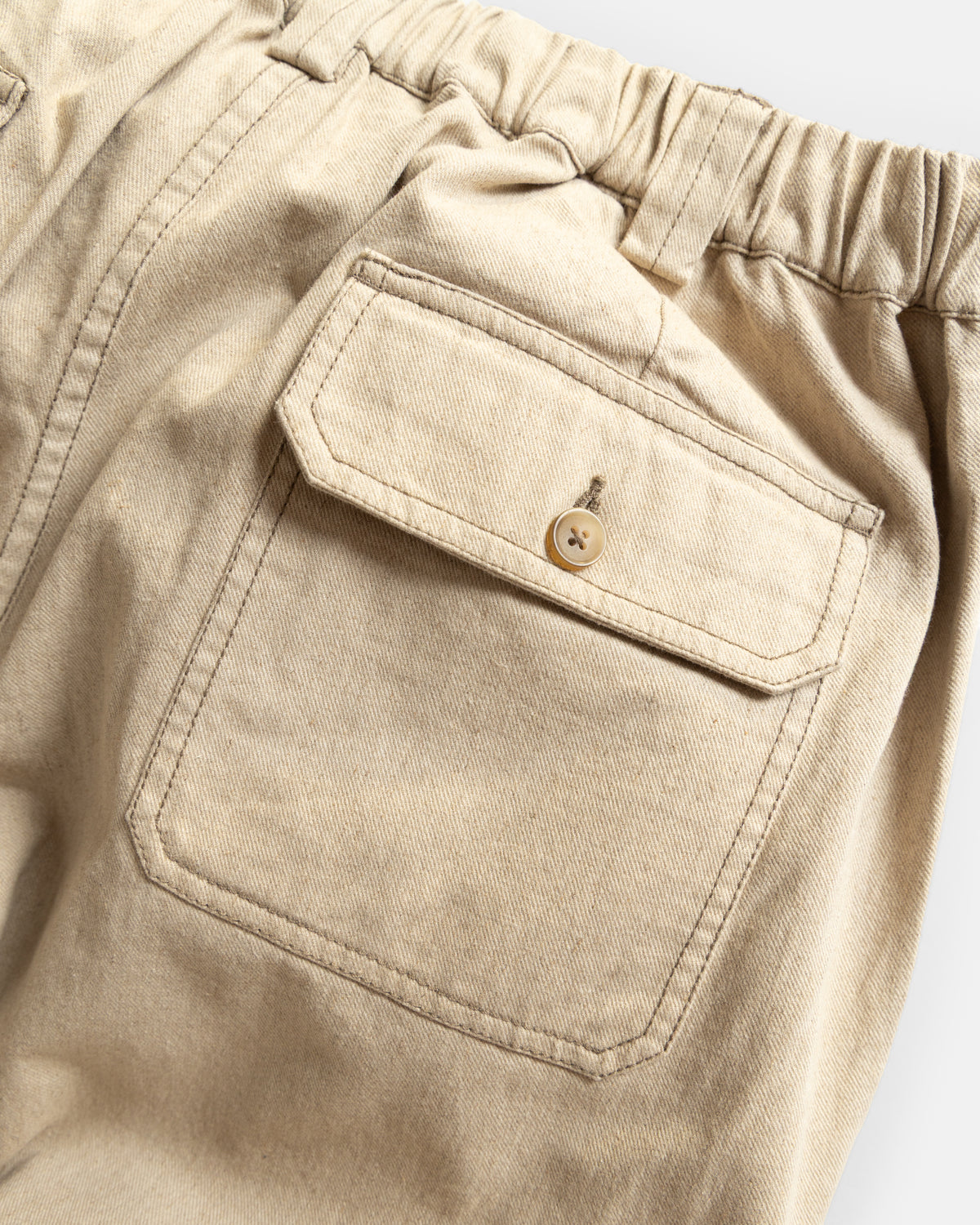 ROY BAKER PANT - ECRU 11 oz. LEFT HAND TWILL COTTON DENIM