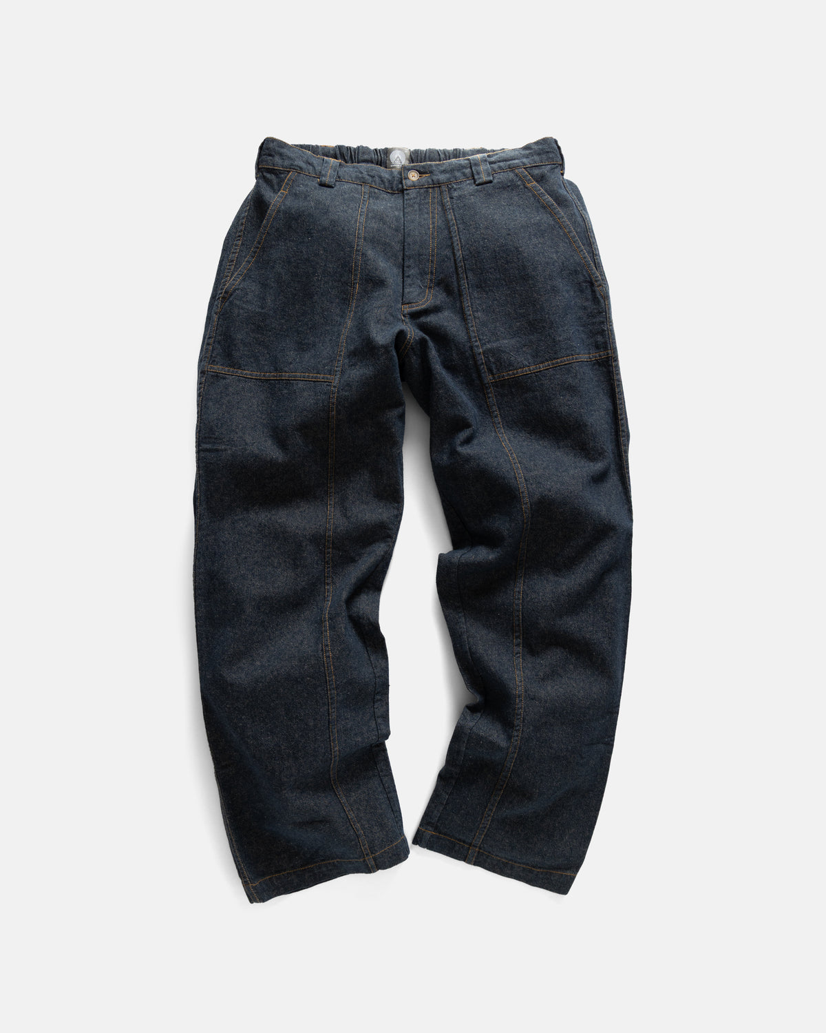 ROY BAKER PANT - INDIGO / KHAKI 11 oz. LEFT HAND TWILL COTTON DENIM