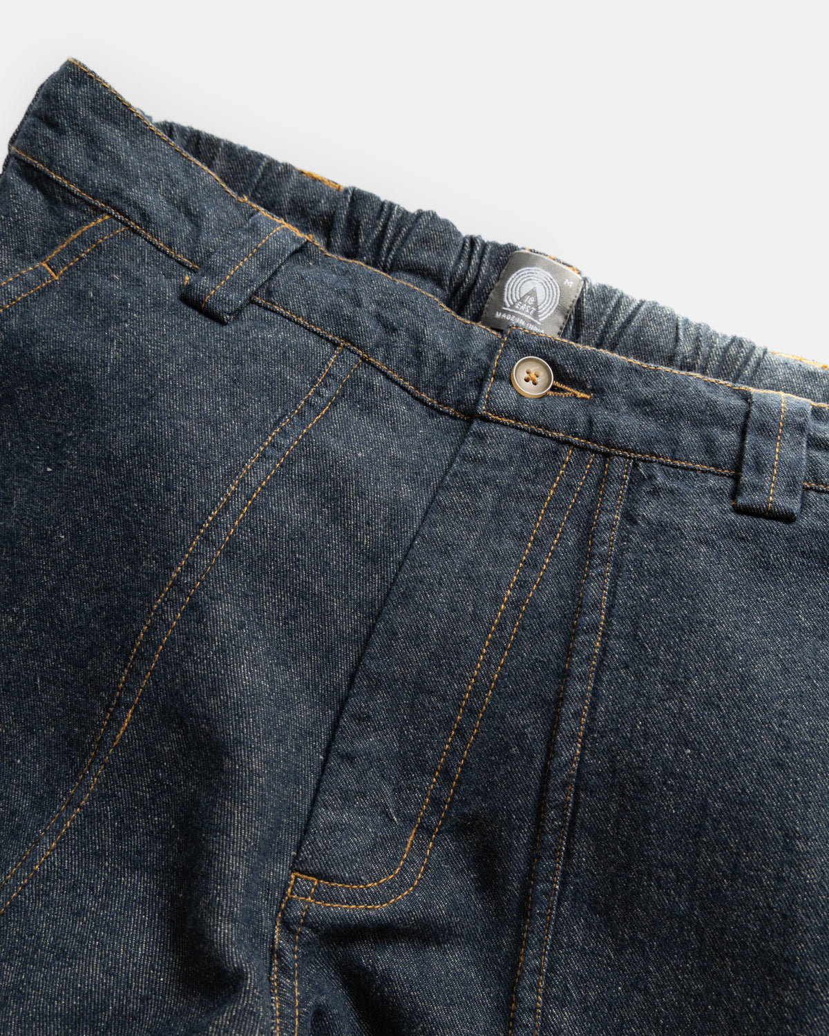ROY BAKER PANT - INDIGO / KHAKI 11 oz. LEFT HAND TWILL COTTON DENIM