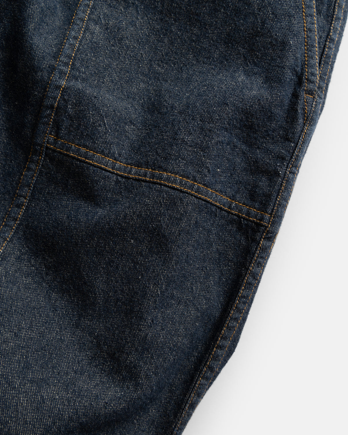 ROY BAKER PANT - INDIGO / KHAKI 11 oz. LEFT HAND TWILL COTTON DENIM