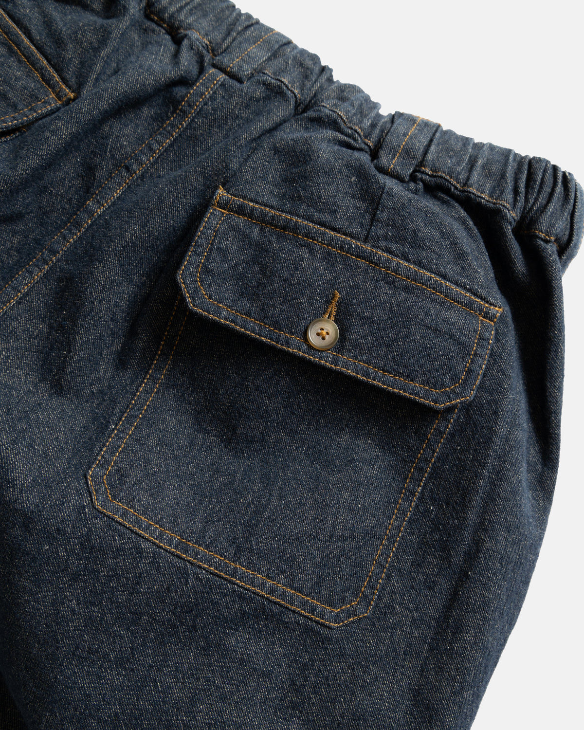 ROY BAKER PANT - INDIGO / KHAKI 11 oz. LEFT HAND TWILL COTTON DENIM