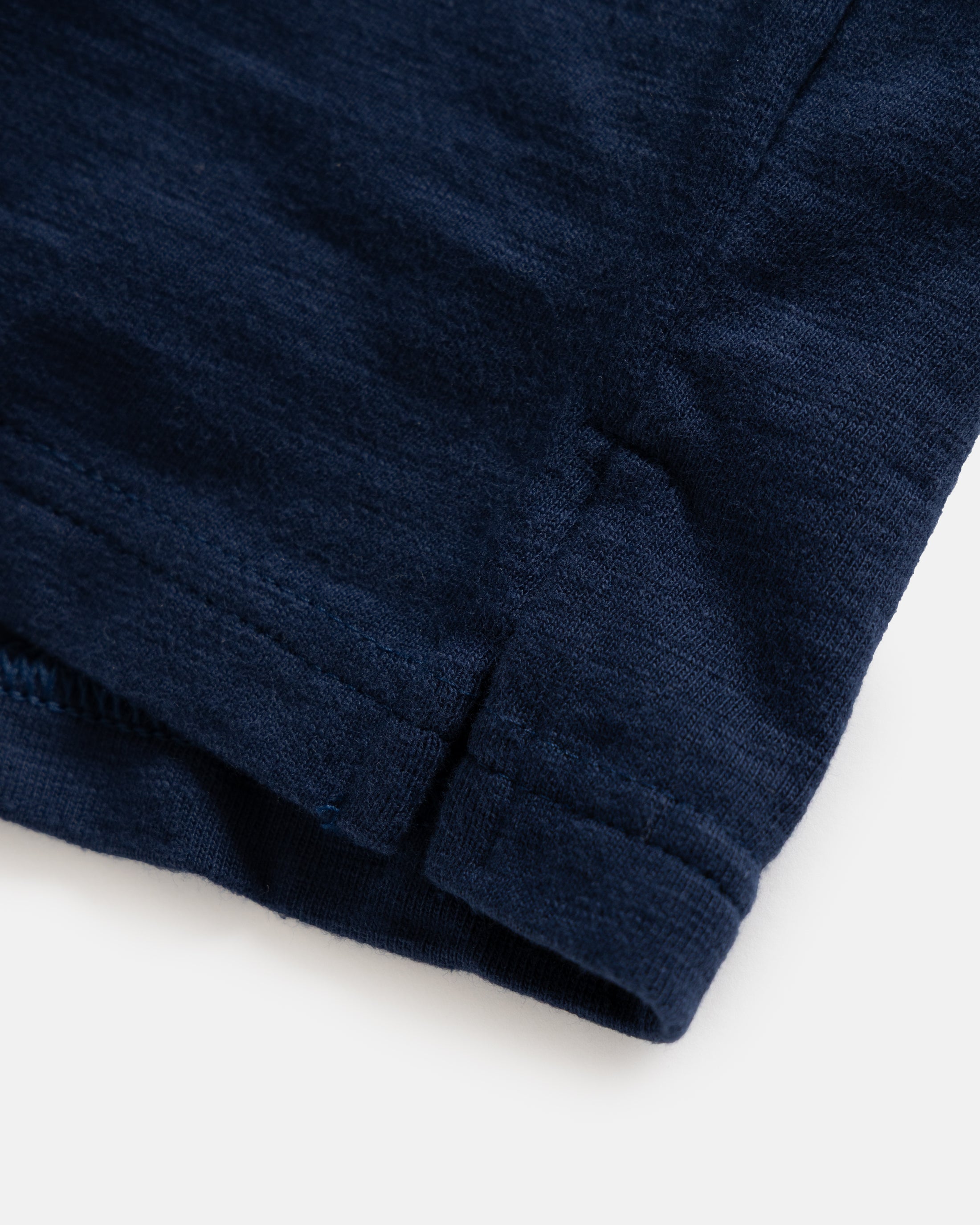 S/S OLIVER POLO - NAVY 9.2 oz SLUB COTTON JERSEY
