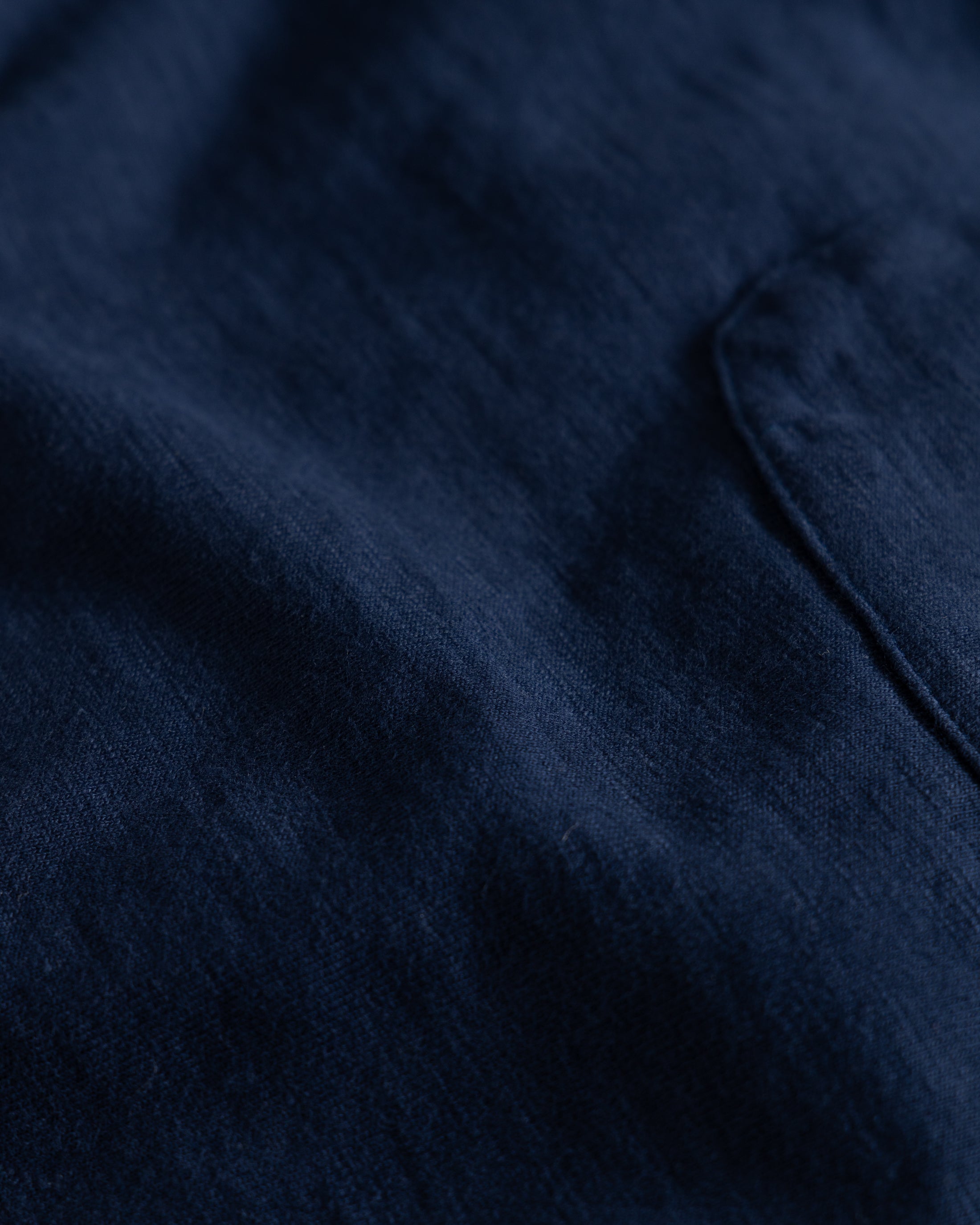 S/S OLIVER POLO - NAVY 9.2 oz SLUB COTTON JERSEY