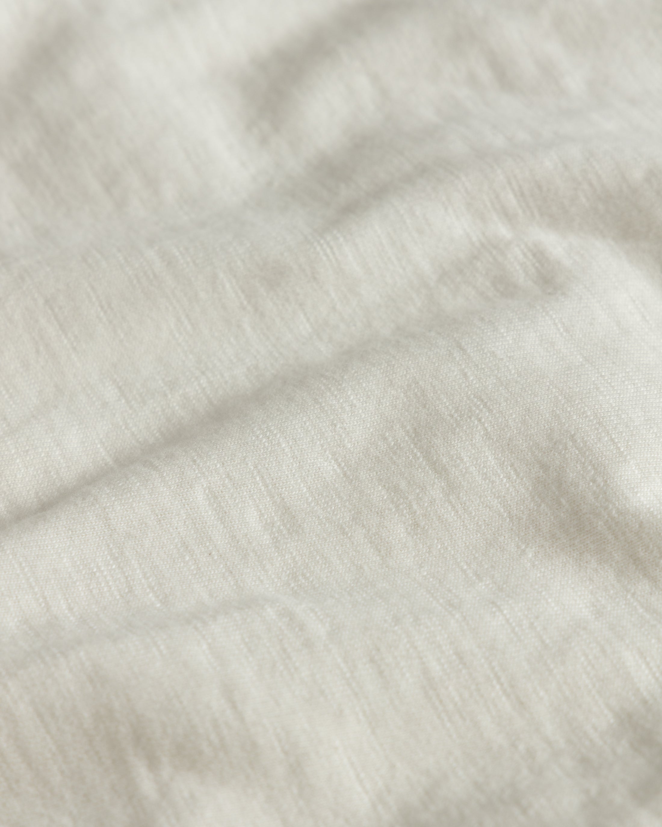 S/S OLIVER POLO - WHITE 9.2 oz SLUB COTTON JERSEY