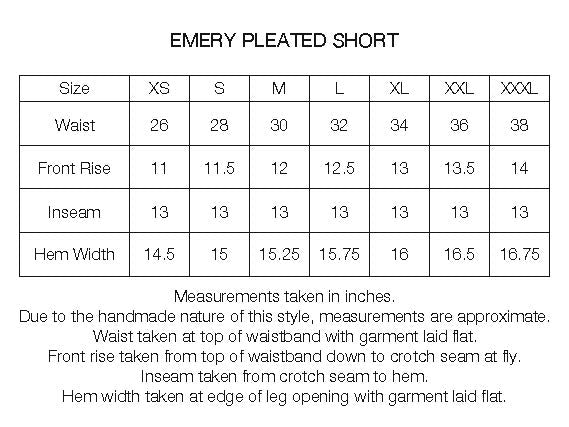 EMERY PLEATED BIG SHORTS - FADED SAGE MICRO RIPSTOP NYLON