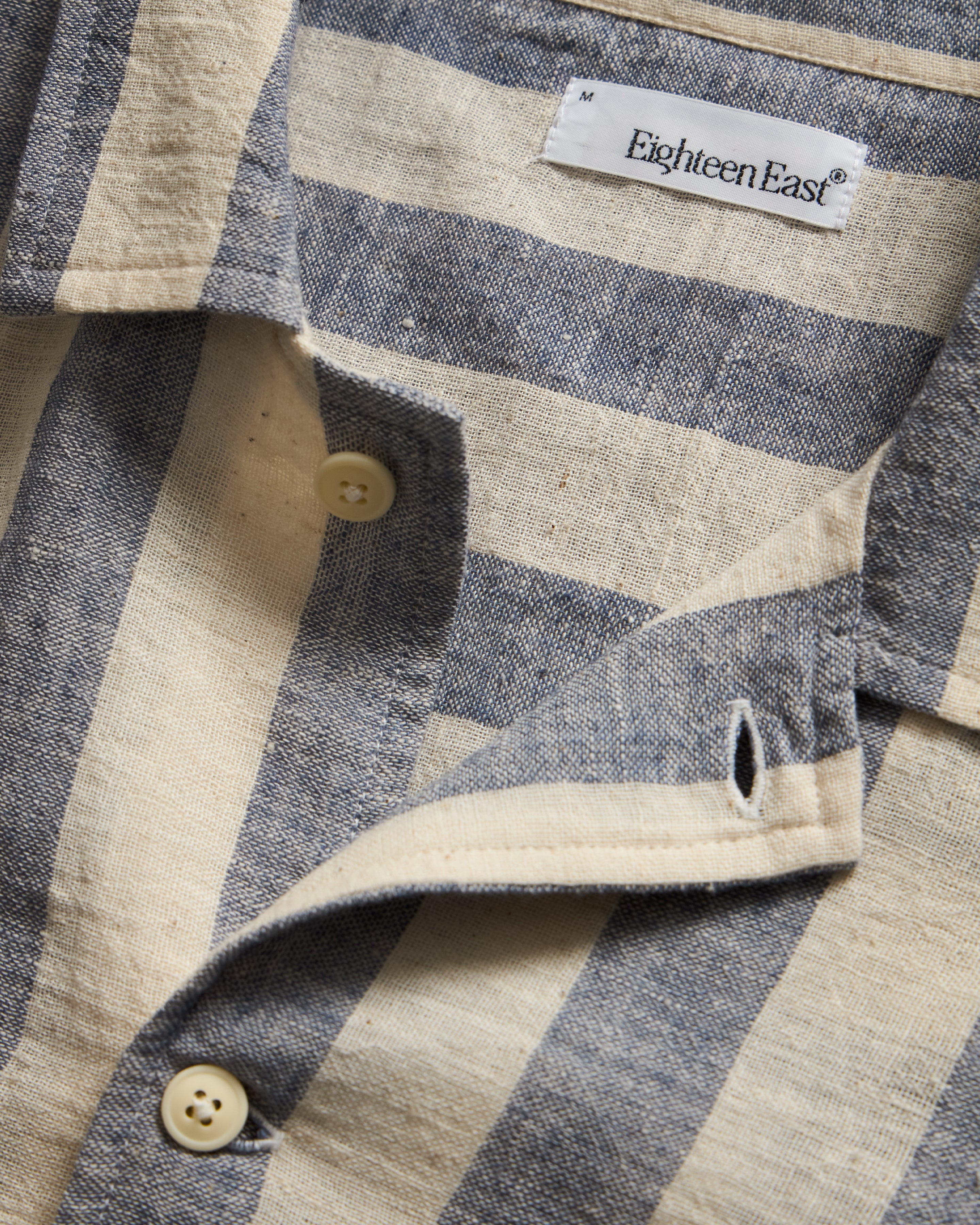 CHAMOIS FLAP POCKET SAM SHIRT - UNDYED / MORNING SKY HANDLOOM COTTON CHAMBRAY