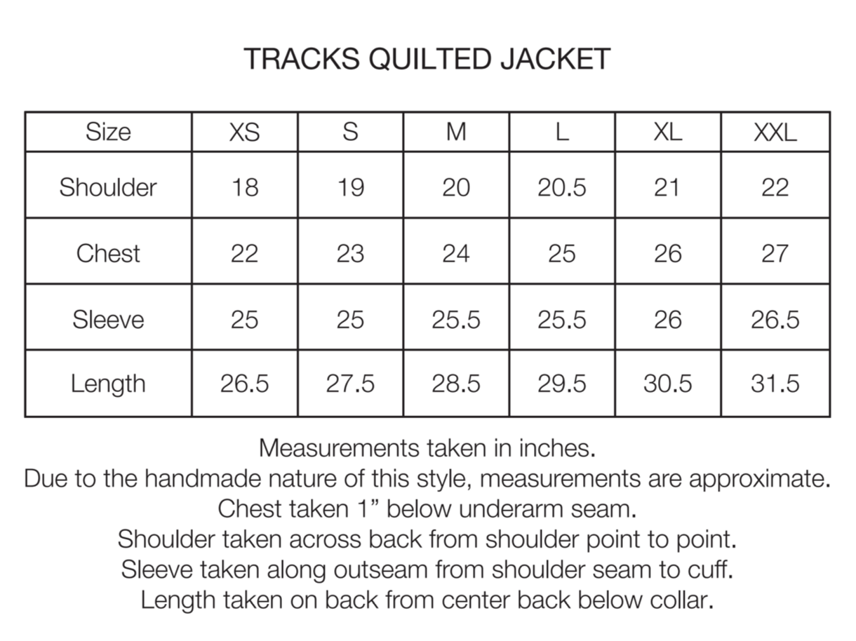 TRACKS QUILTED JACKET - O.D. GREEN FLYWEIGHT NYLON RIPSTOP