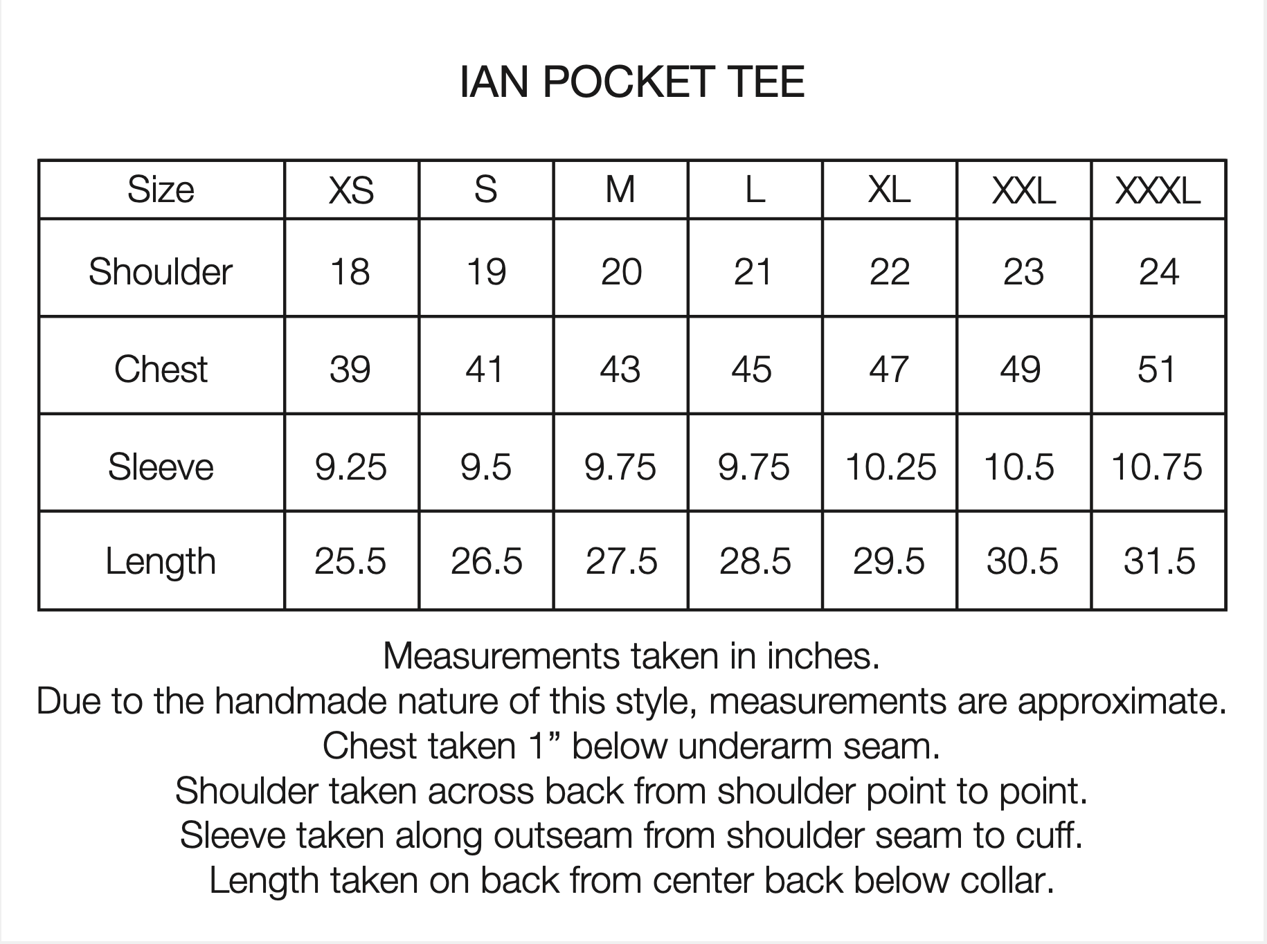 IAN VINTAGE POCKET TEE - WHITE 7.75 oz. ALL SEASON COTTON JERSEY