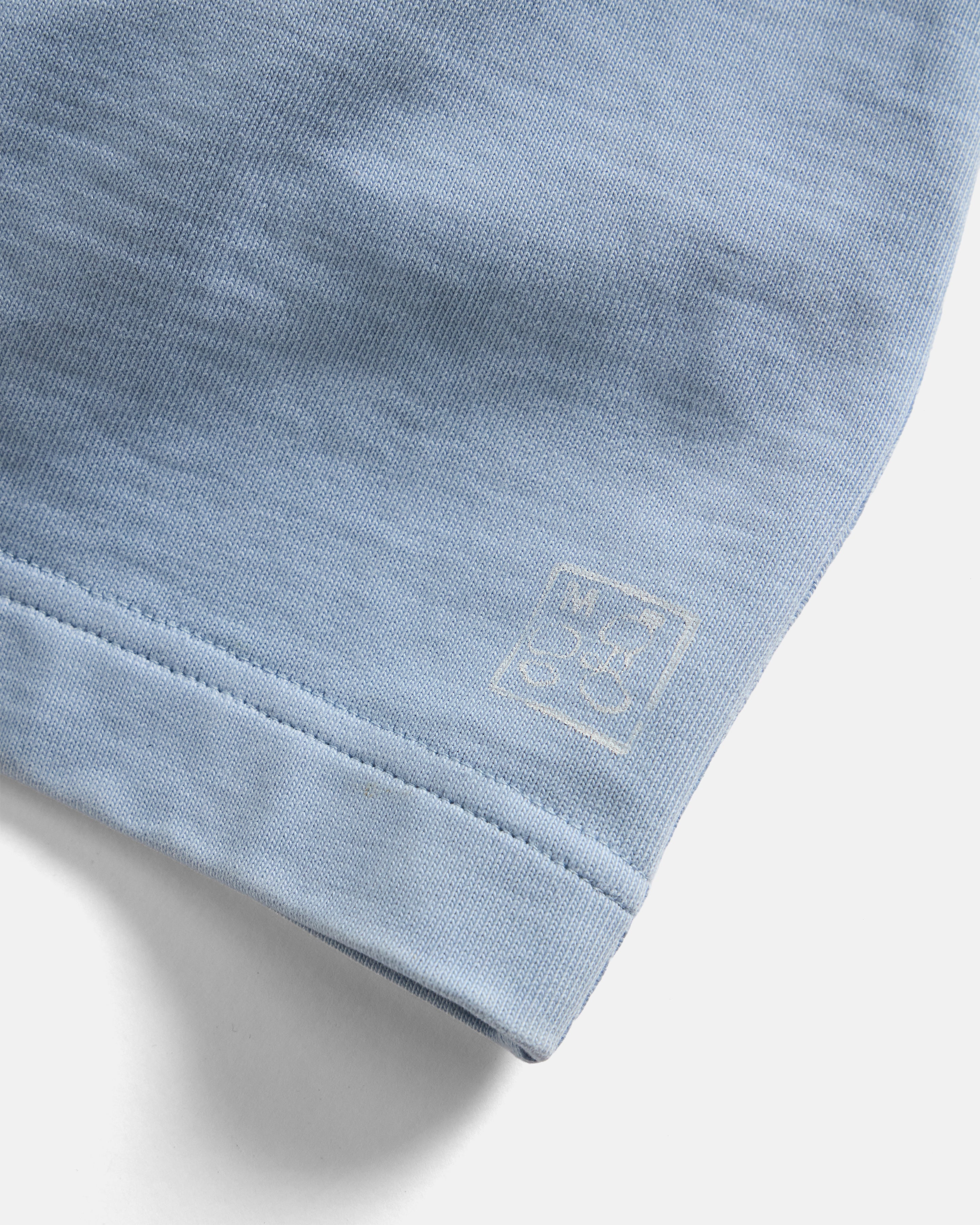 L/S SCRIMMAGE CREWNECK - BLUE FOG 12.25oz. ALL COTTON JERSEY