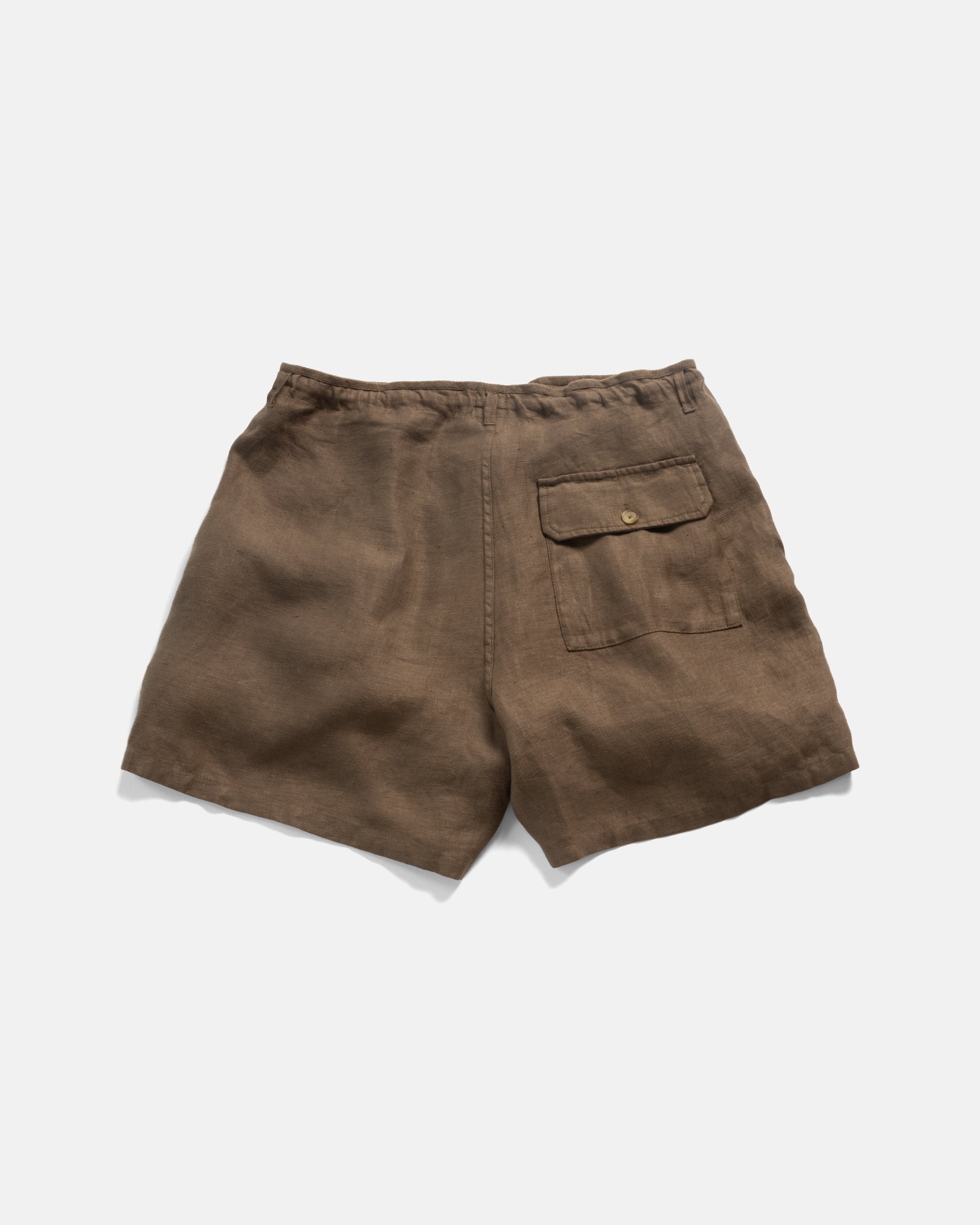 SHELTER CAMP SHORTS - COYOTE LINEN TWILL